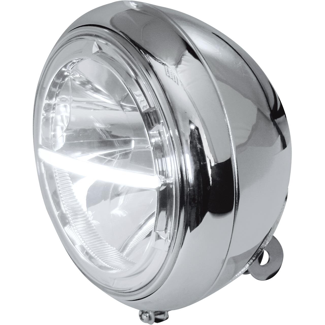 Highsider-Voyage LED Hauptscheinwerfer 205 mm unten chrom-5697941033004230