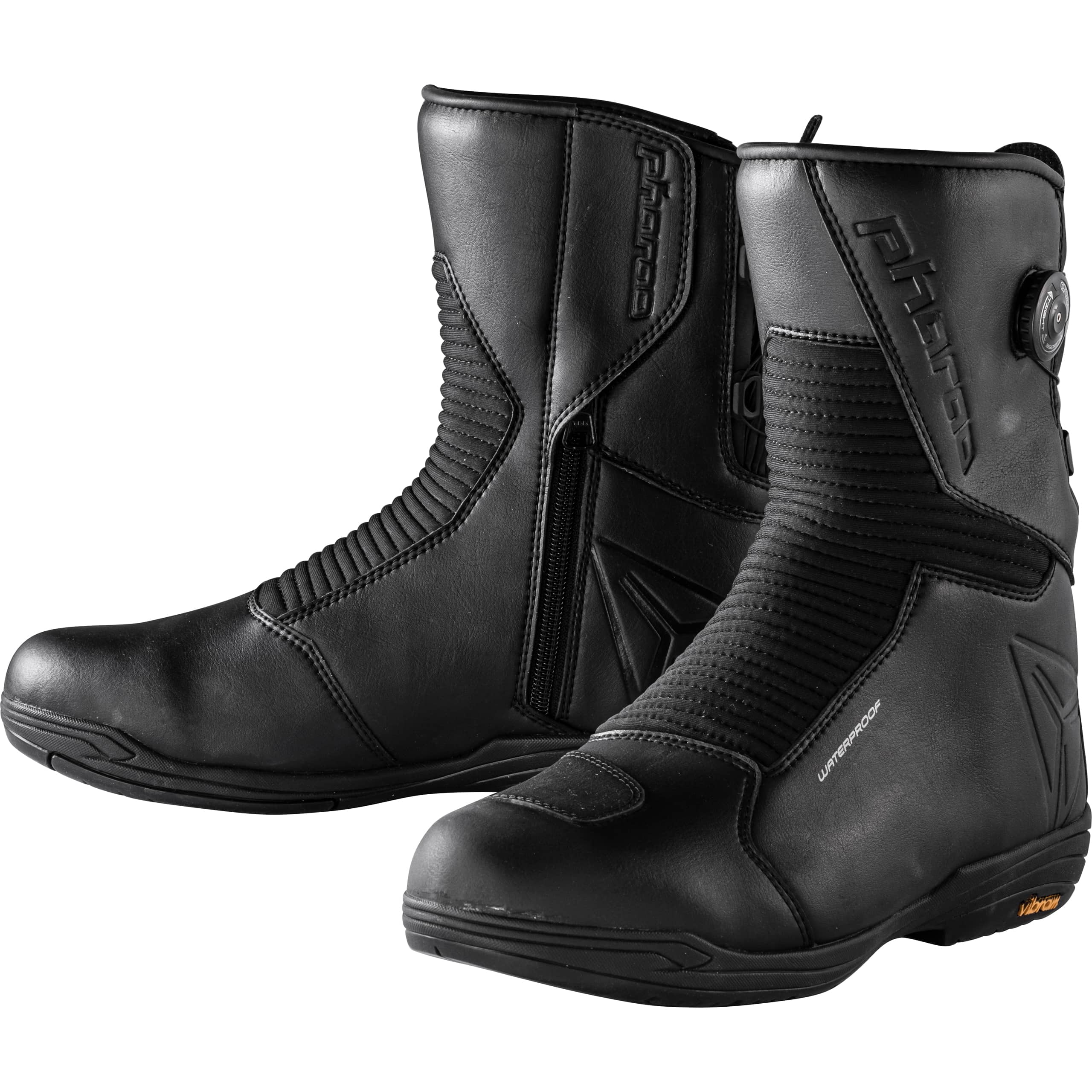 Pharao-Delta WP Motorradschnürstiefel lang-3006561999001741