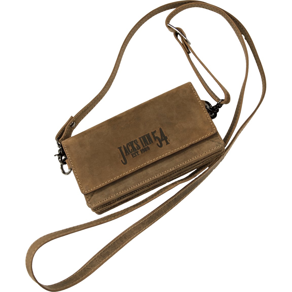 Jack's Inn 54-Leder Geldbörse/Umhänge-/Gürteltasche "White Rum"-5712151209999100