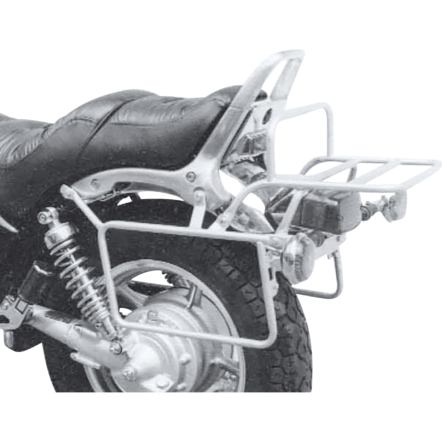 Hepco & Becker Komplett-Kofferträger chrom für XV 750/1000 Virago 1981-1991 - Motorradzubehör - Motorradgepäck