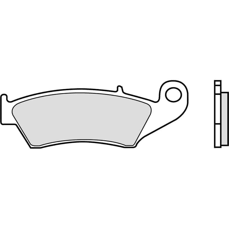 Brembo Bremsbeläge organisch 07KA17.TT 94,2x34,2x7,2mm - Motorradteile & Ersatzteile - Bremsen