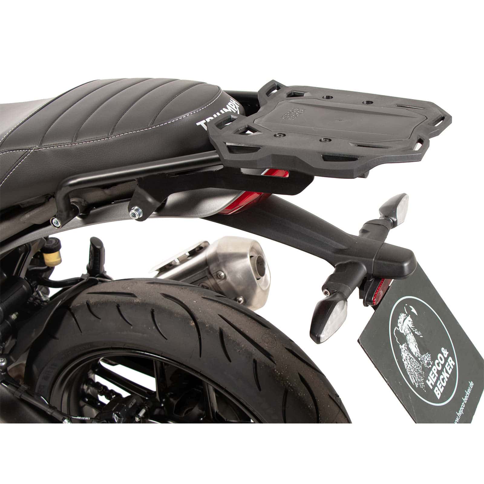Hepco & Becker Gepäckträger Smartrack schwarz für Triumph Speed 400 - Motorradzubehör - Motorradgepäck
