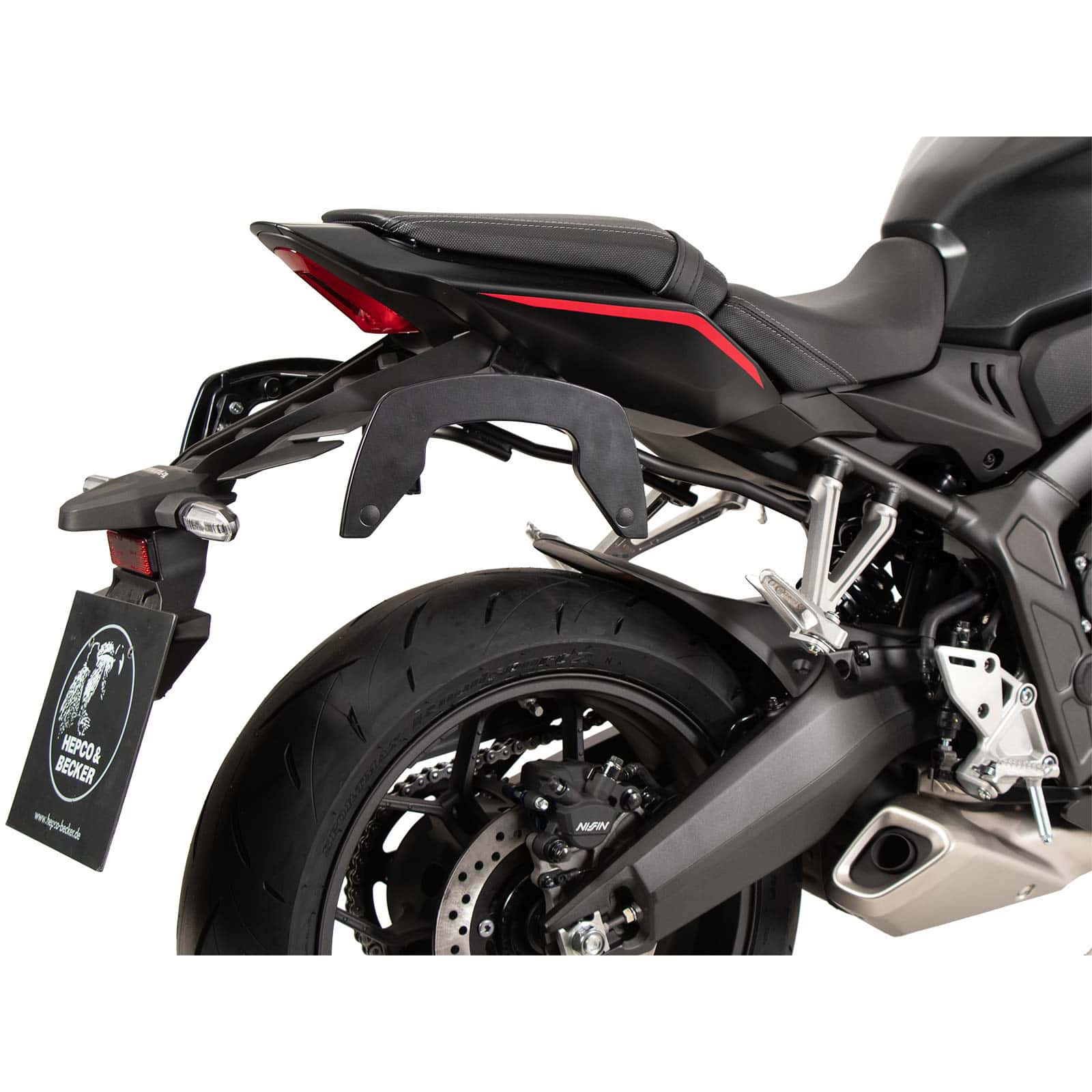 Hepco & Becker Seitentaschenhalter C-Bow schwarz für Honda CBR 650 R 2024- - Motorradzubehör - Motorradgepäck