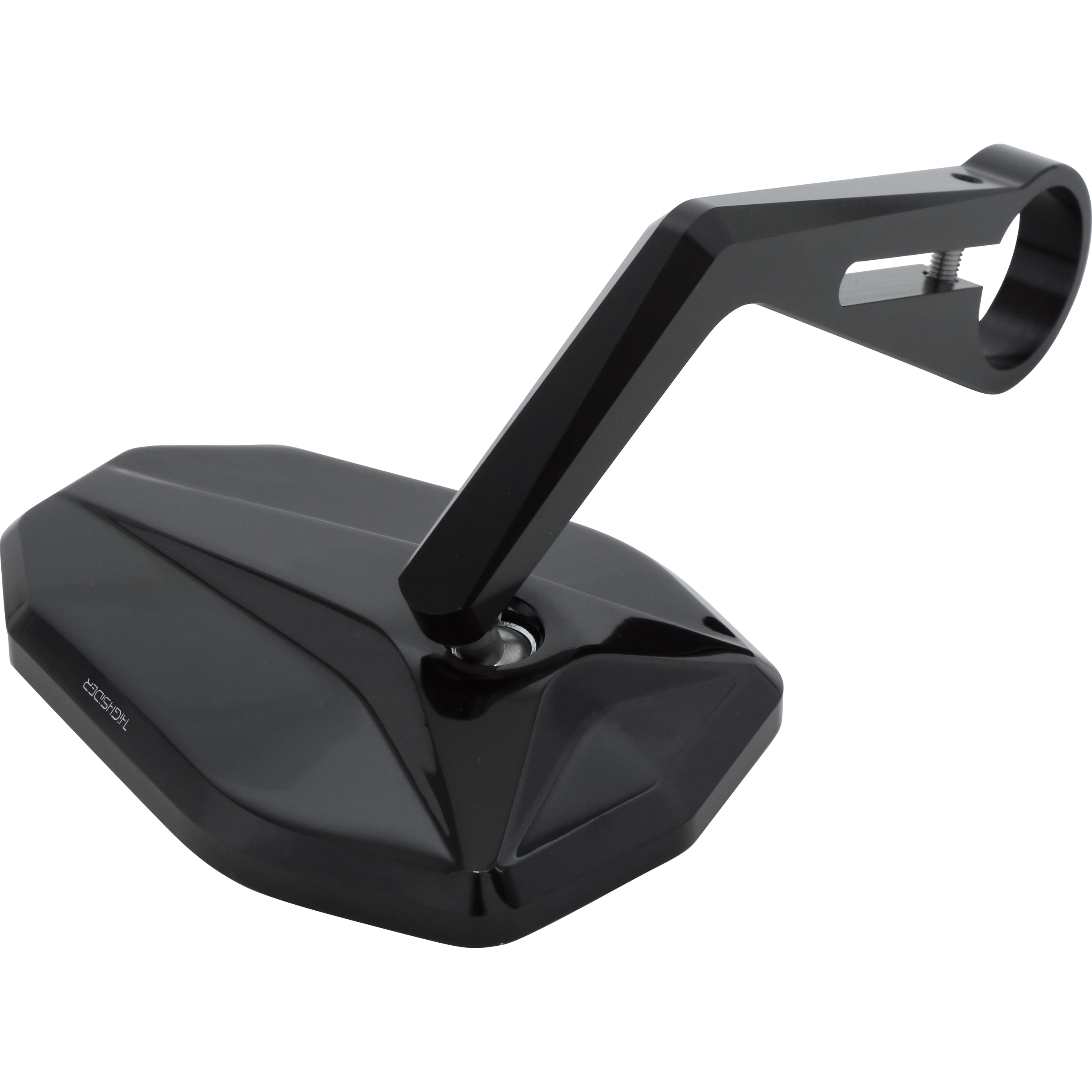 Highsider Lenkerendenspiegel für 22/25,4mm Victory Alu schwarz glanz - Motorradteile & Ersatzteile - Motorradspiegel
