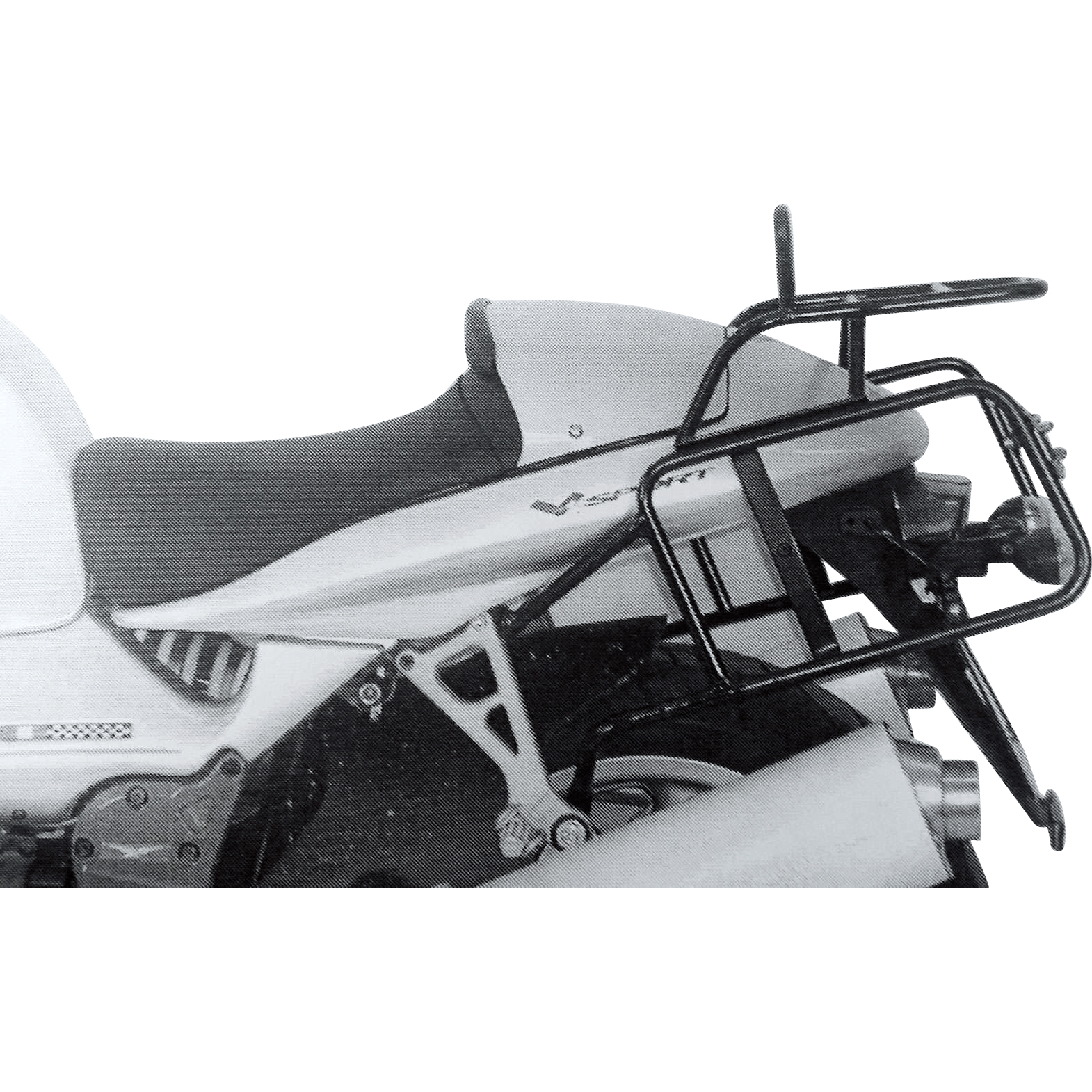 Hepco & Becker Komplett-Kofferträger schwarz für Guzzi V 11 Sport/Le Mans - Motorradzubehör - Motorradgepäck