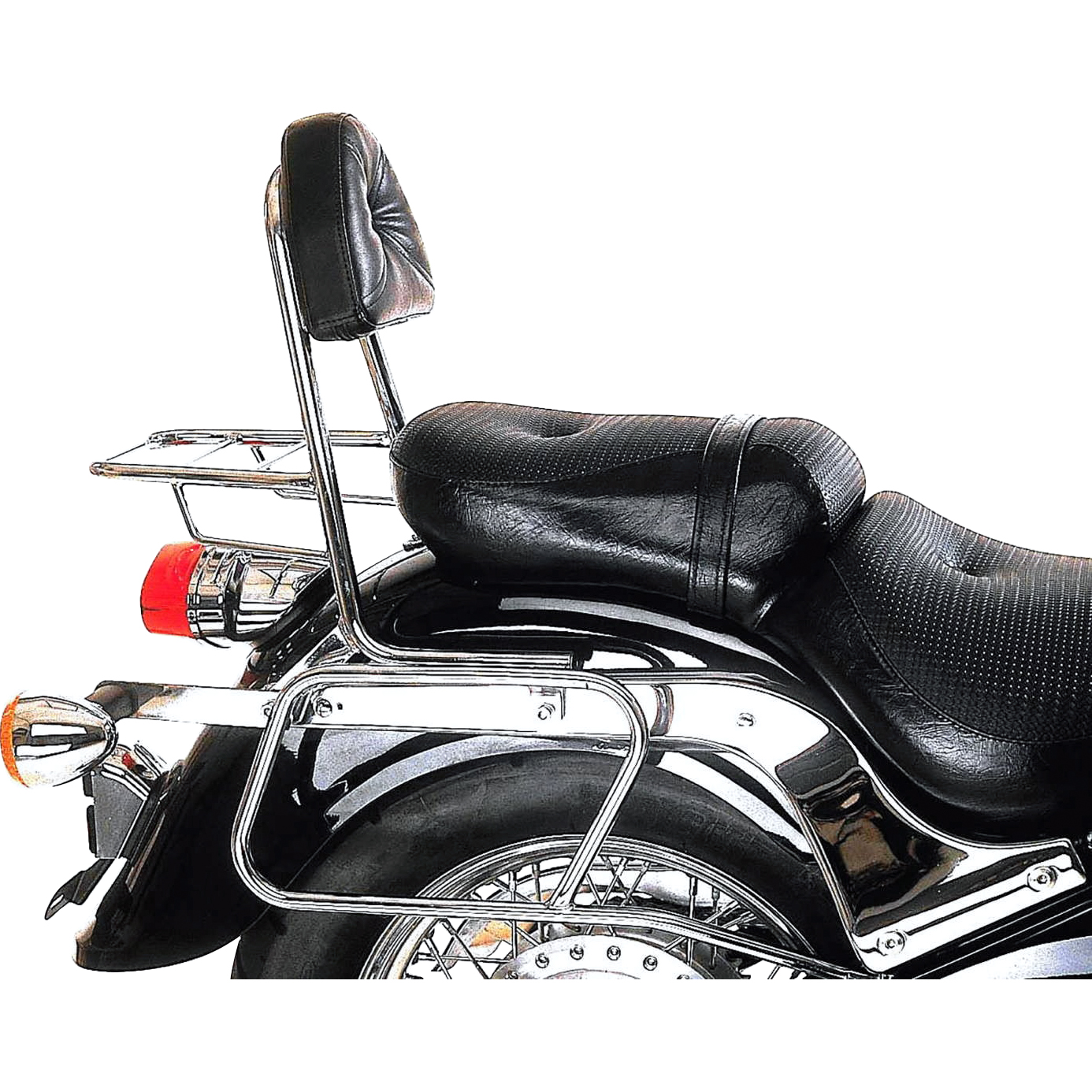 Hepco & Becker Sissybar mit Gepäckträger chrom für VN 800 Classic 2000-2006 - Motorradteile & Ersatzteile - Anbauteile