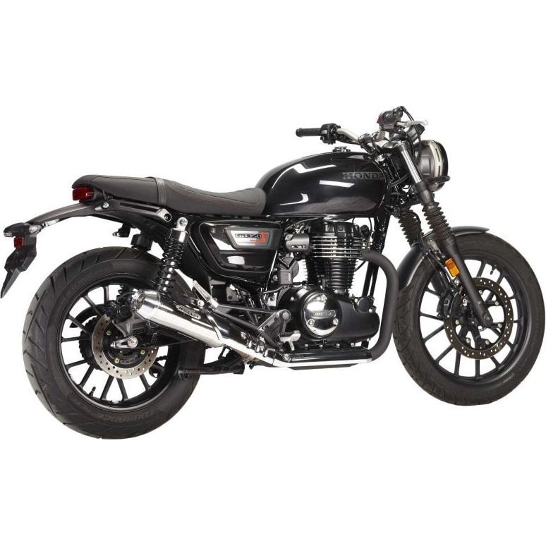 Miller Exhaust Auspuff Tapered poliert für Honda CB 350 S - Motorradteile & Ersatzteile - Auspuff