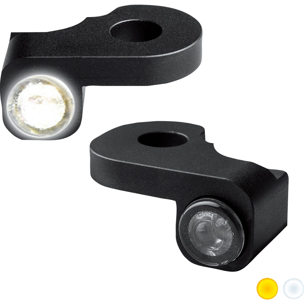 HeinzBikes LED Blinker/Positionslichtpaar Nano für CVO 2002- schwarz - Motorradteile & Ersatzteile - Beleuchtung