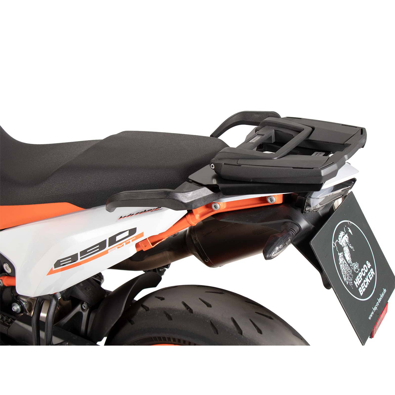 Hepco & Becker Gepäckträger Easyrack schwarz für KTM 890 SMT mit OEM - Motorradzubehör - Motorradgepäck