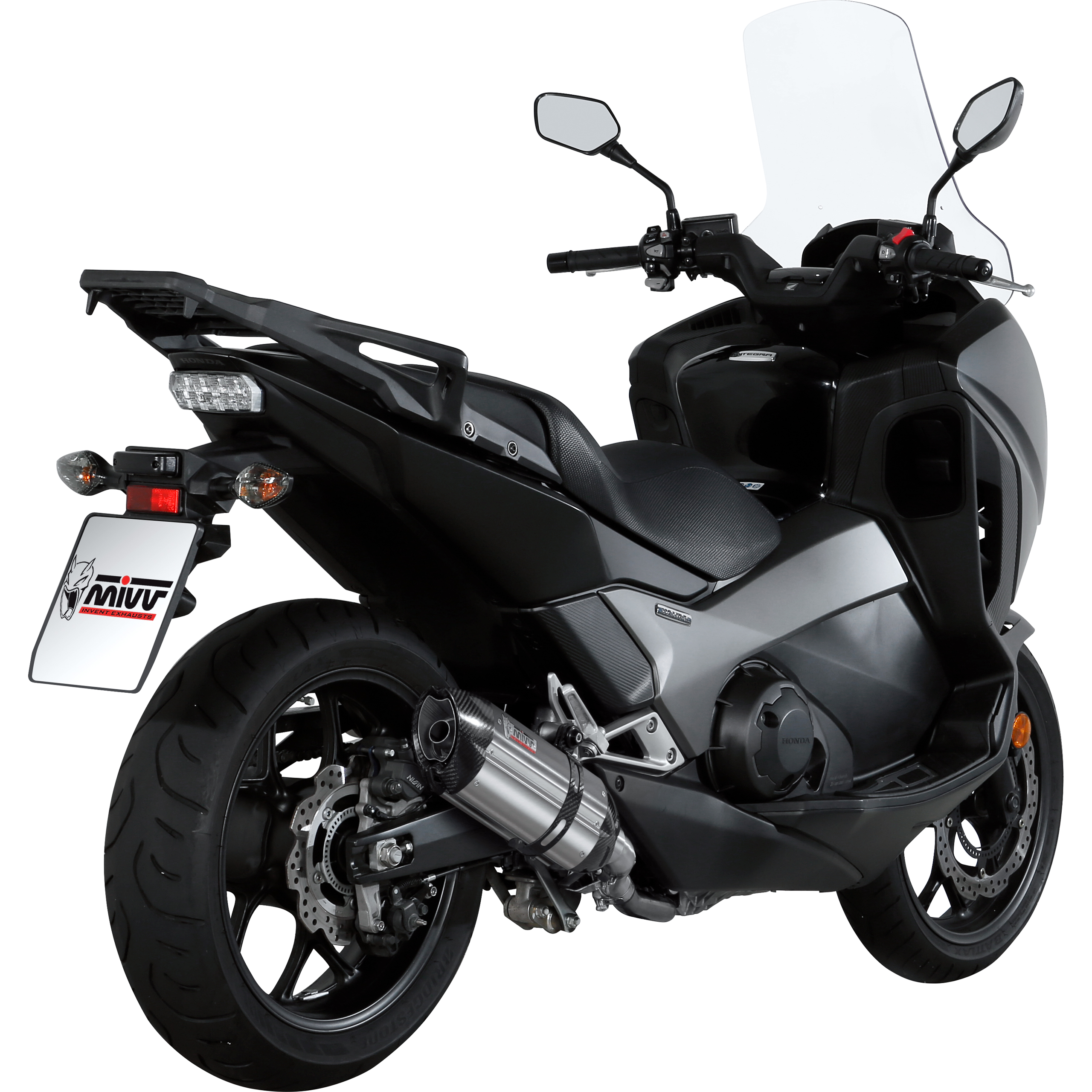 MIVV Suono Auspuff silber H.065.L7 für Honda NC 750 2016- - Motorradteile & Ersatzteile - Auspuff