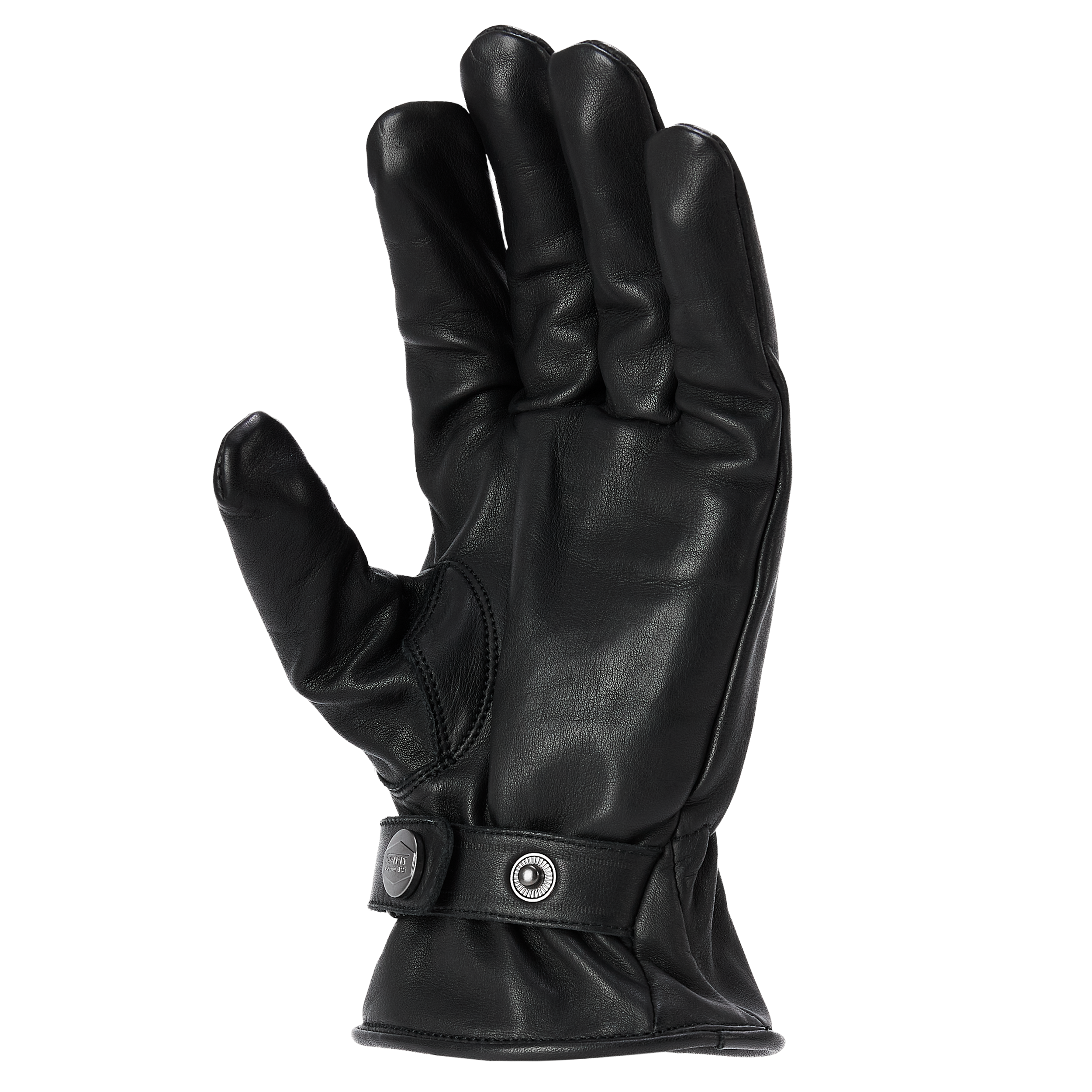 Spirit Motors-Terry Worker Lederhandschuh kurz schwarz-0001603007001