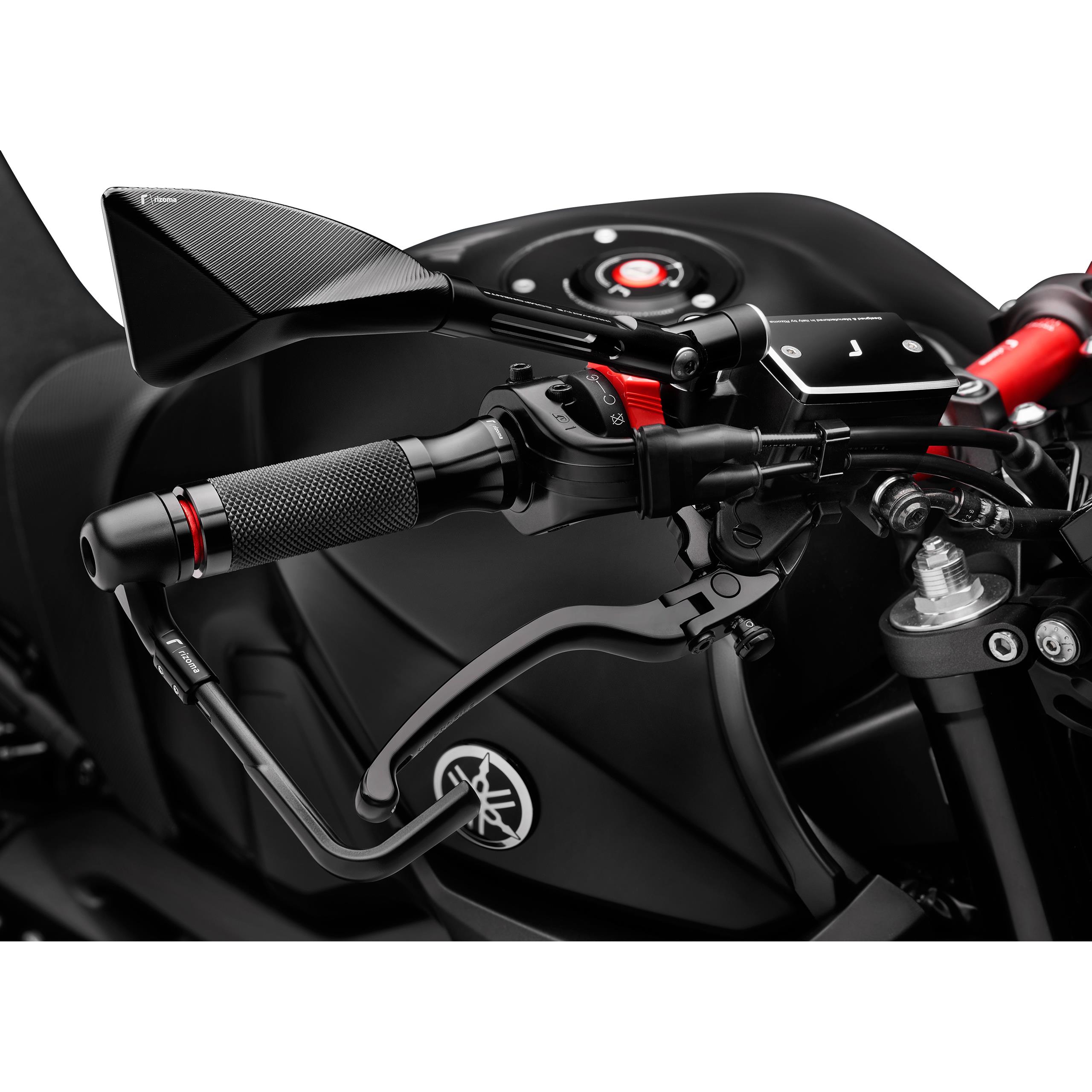Rizoma Lenkergriffe Sport Alu für 22mm GR205B schwarz - Motorradteile & Ersatzteile - Lenker, Griffe & Hebel