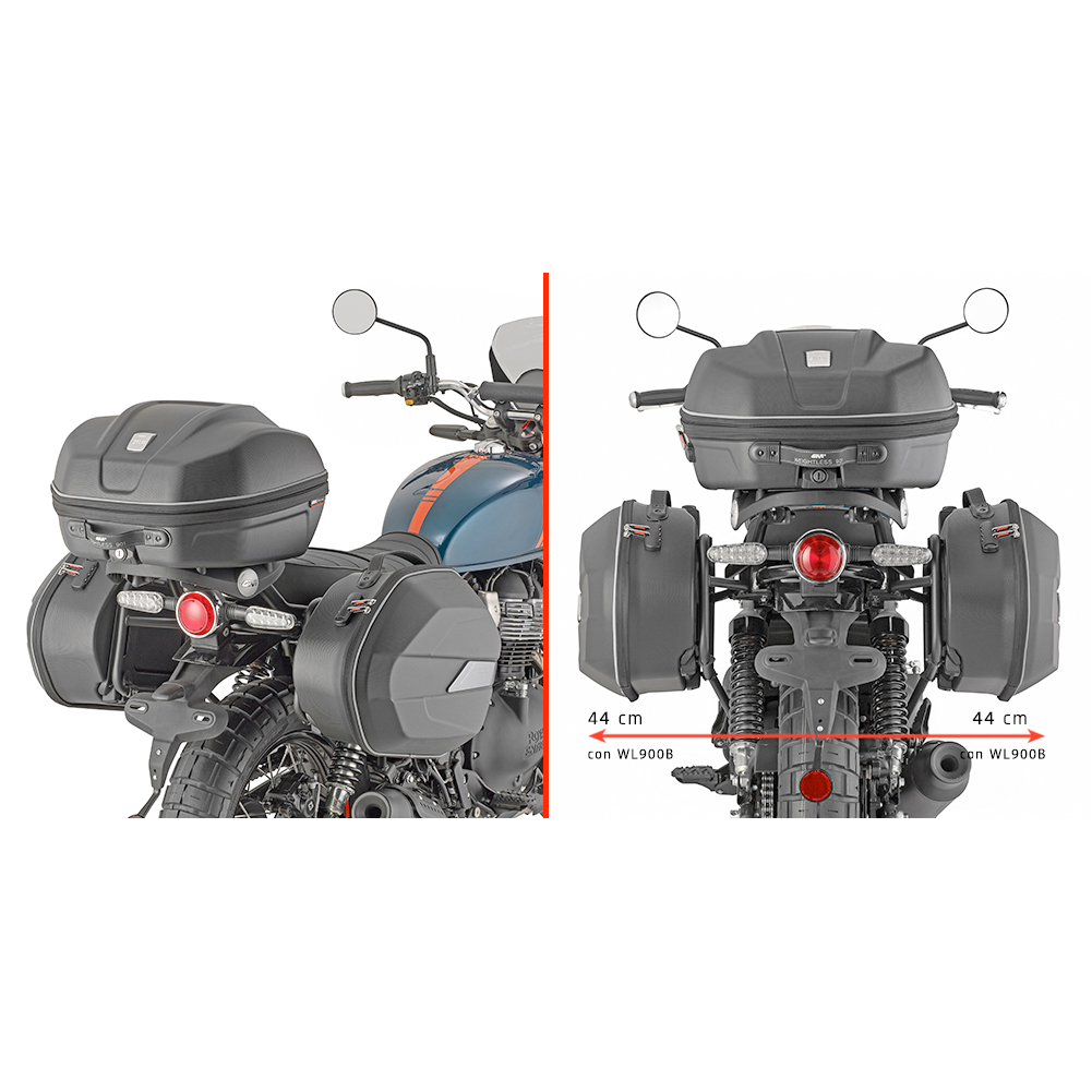 Givi Seitenträger Monokey® PLO9063MK für Royal Enfield Bear 650 - Motorradzubehör - Motorradgepäck
