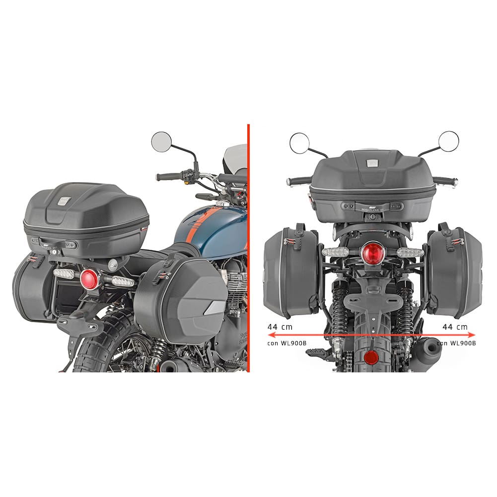 Givi Seitenträger Monokey® PLO9063MK für Royal Enfield Bear 650 - Motorradzubehör - Motorradgepäck