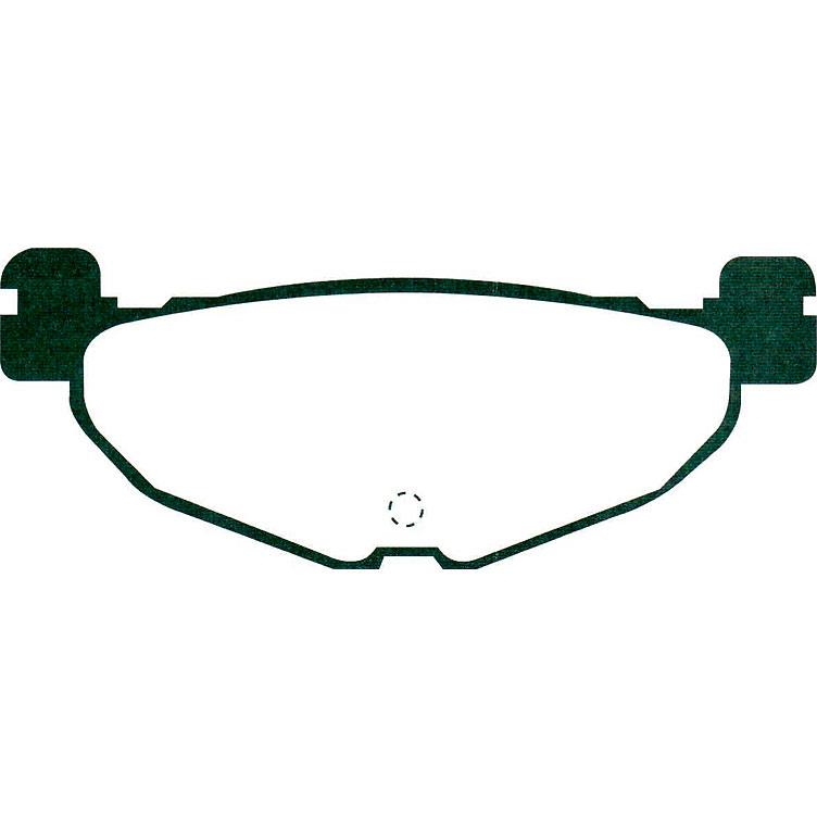 Hi-Q Bremsbeläge organisch FA408 99,84x38,52x11,8mm - Motorradteile & Ersatzteile - Bremsen