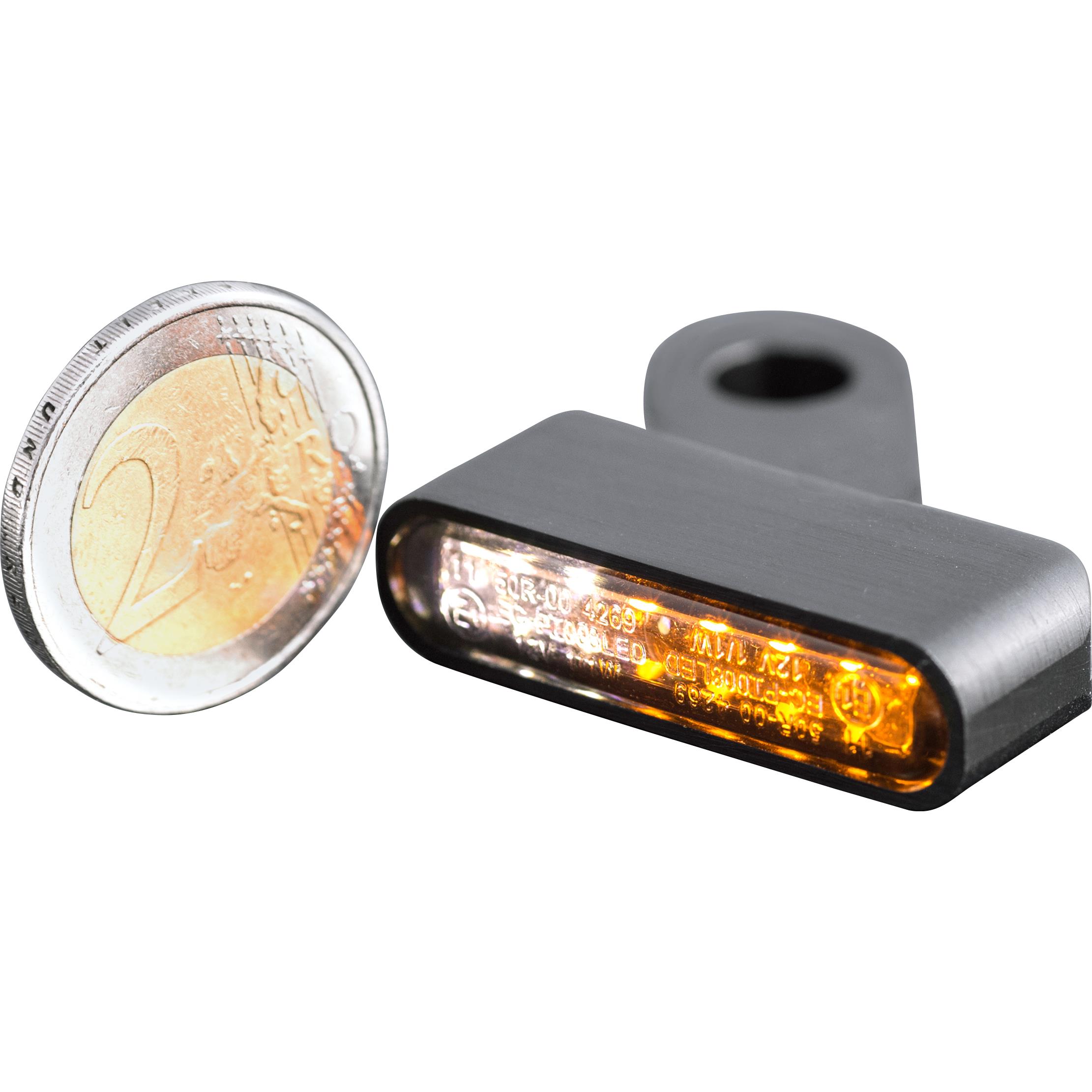 HeinzBikes LED Alu Blinker/Positionspaar für Sportster 2014- schwarz - Motorradteile & Ersatzteile - Beleuchtung