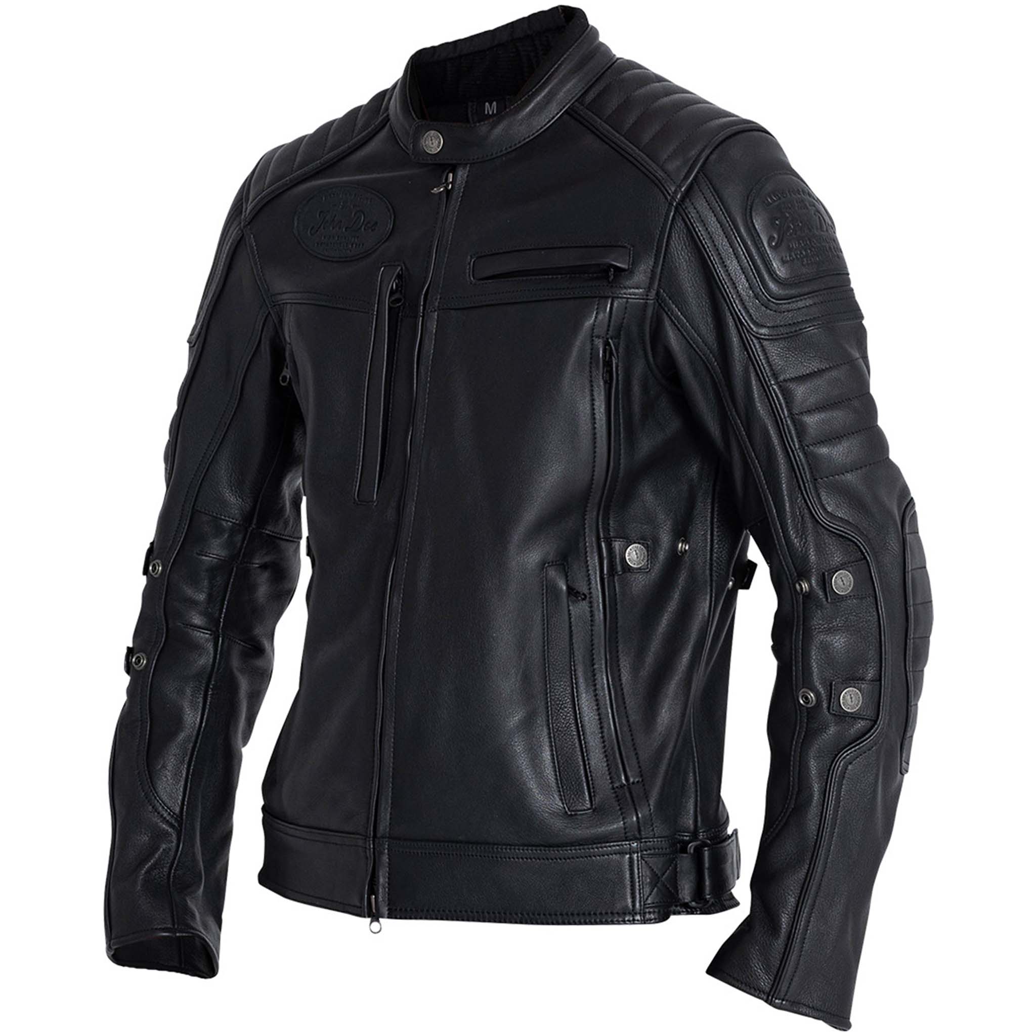John Doe-Technical Lederjacke schwarz 3XL-0000478003001013