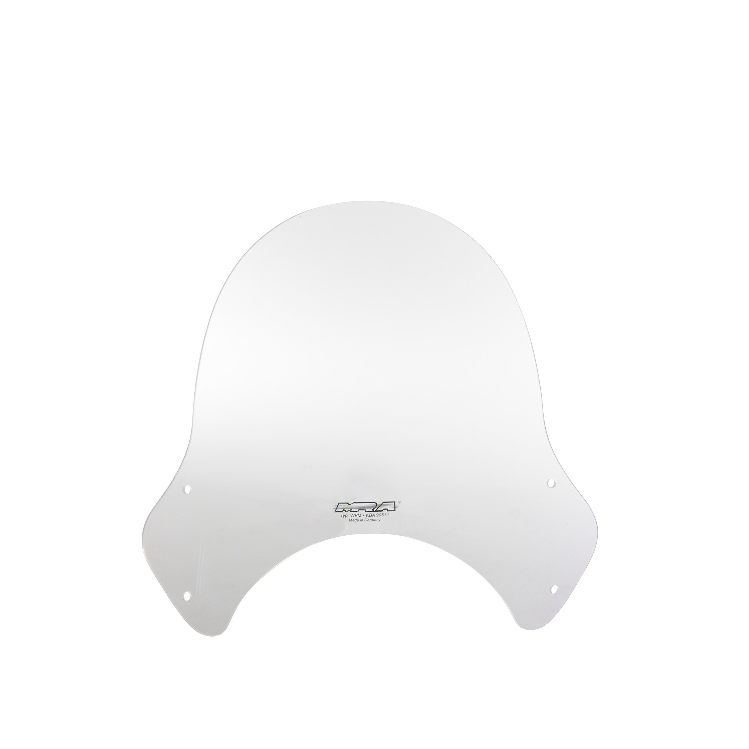 MRA parabrezza Style SY 295x320mm senza kit montaggio chiaro