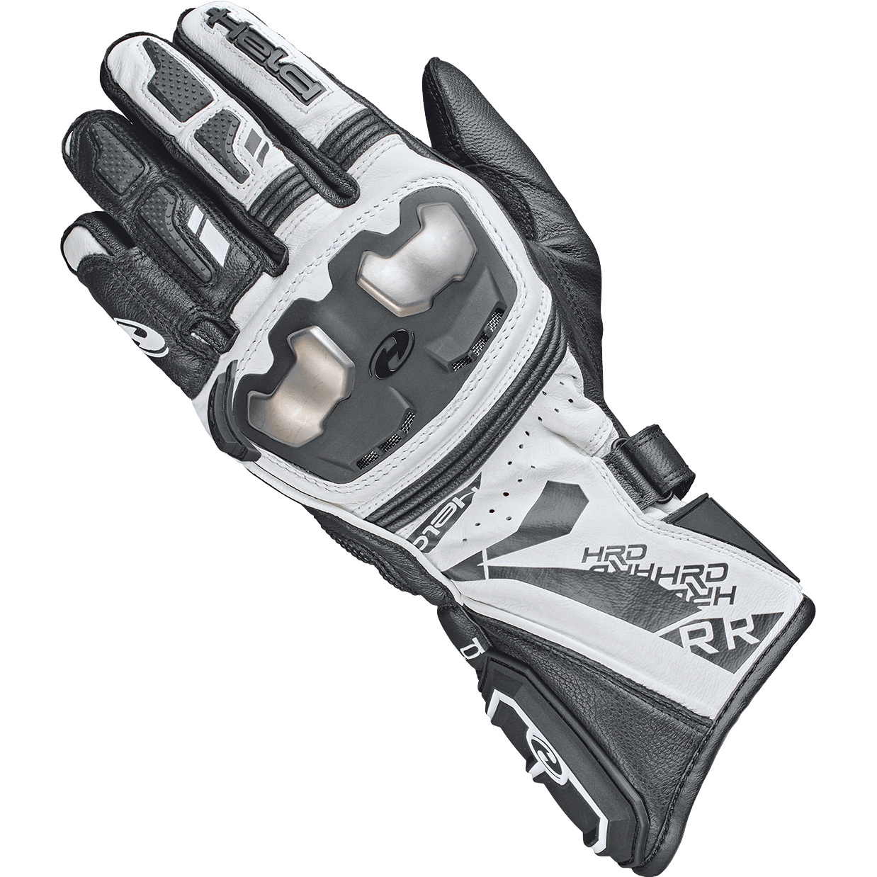 Held Akira RR Lederhandschuh lang weiß (lange Finger) 9 - Motorradbekleidung - Motorradbekleidung Herren