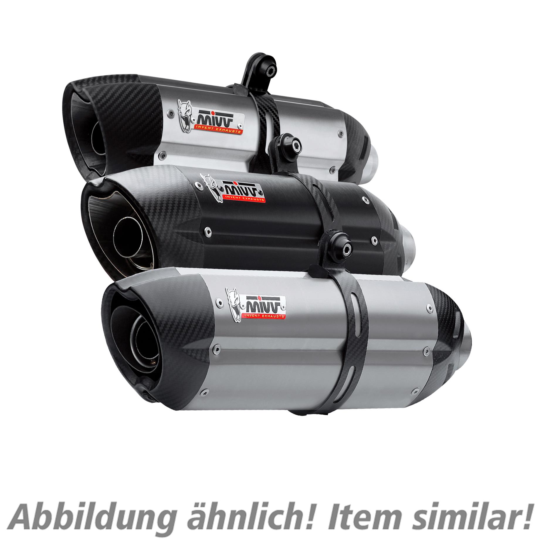 MIVV Suono Auspuff schwarz S.048.L9 für Suzuki GSX-S 750 - Motorradteile & Ersatzteile - Auspuff