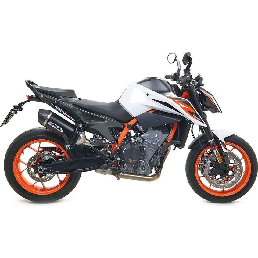 Arrow Exhaust Auspuff Race-Tech 71890AKN schwarz/Carbon f.790/890 Duke -24 - Motorradteile & Ersatzteile - Auspuff