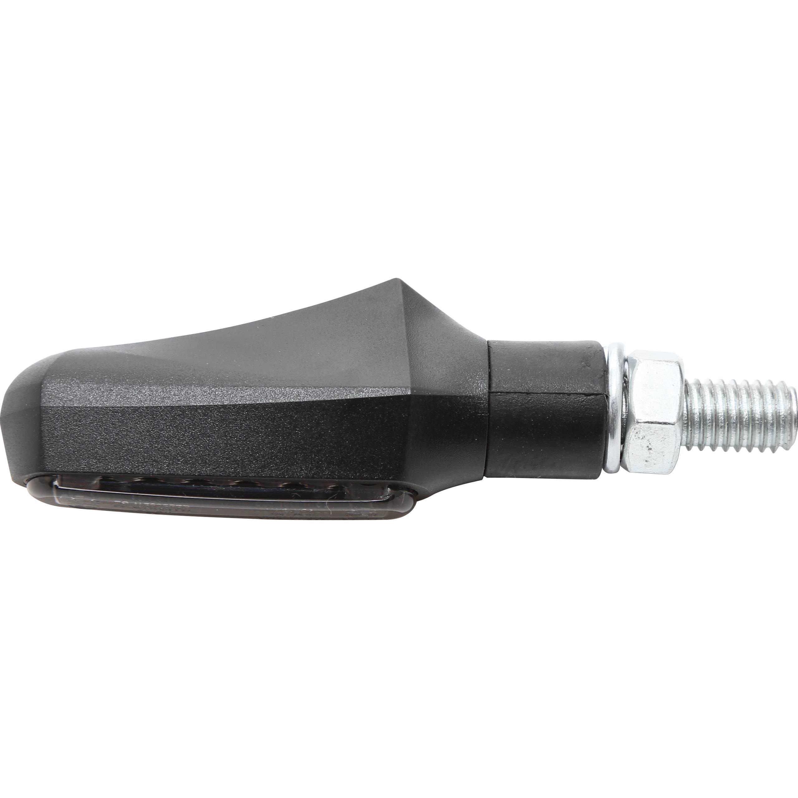 HIGHSIDER smart-LED Rücklicht/Blinkerpaar M8 Shorty Fin schwarz, getönt-5706471029001260