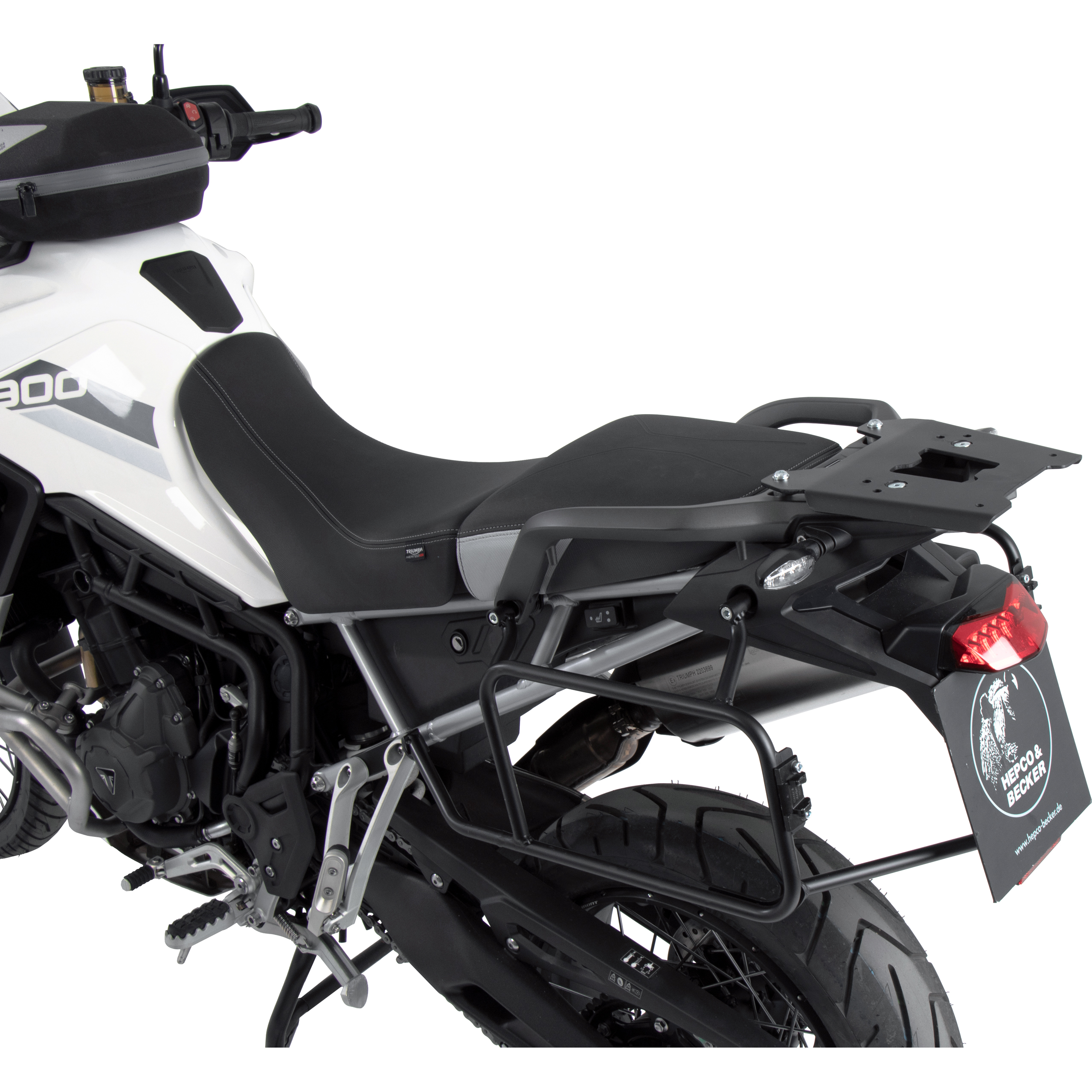 Hepco & Becker Seitenkofferträger schwarz für Triumph Tiger 900 2020-2023 - Motorradzubehör - Motorradgepäck