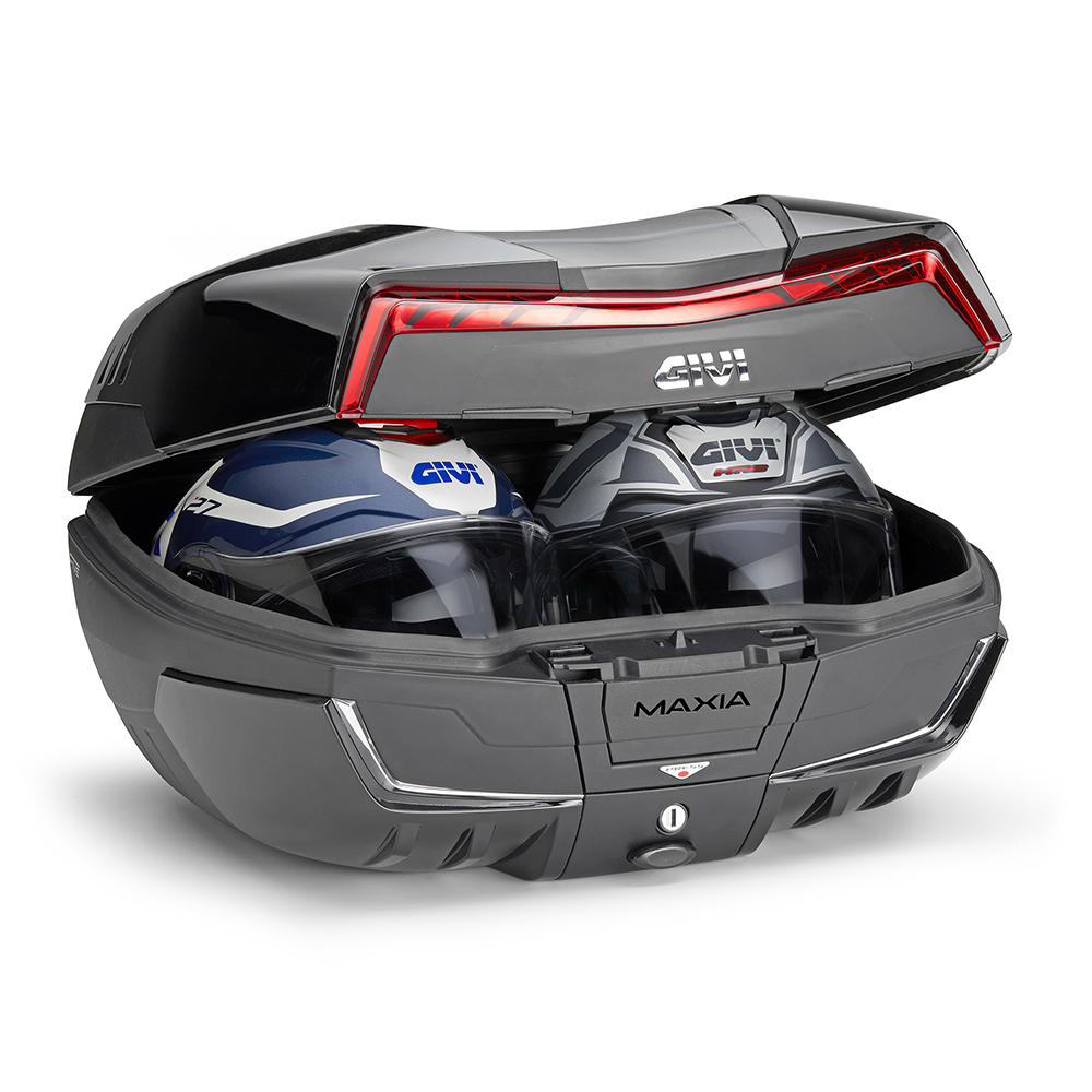 Givi-Monokey® Topcase Maxia 5 V58NNB 58 Liter schwarz/rot-5751761194000000