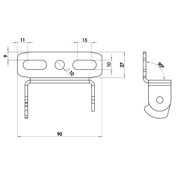 Hashiru-Kennzeichenhalter universal-5736521102999060