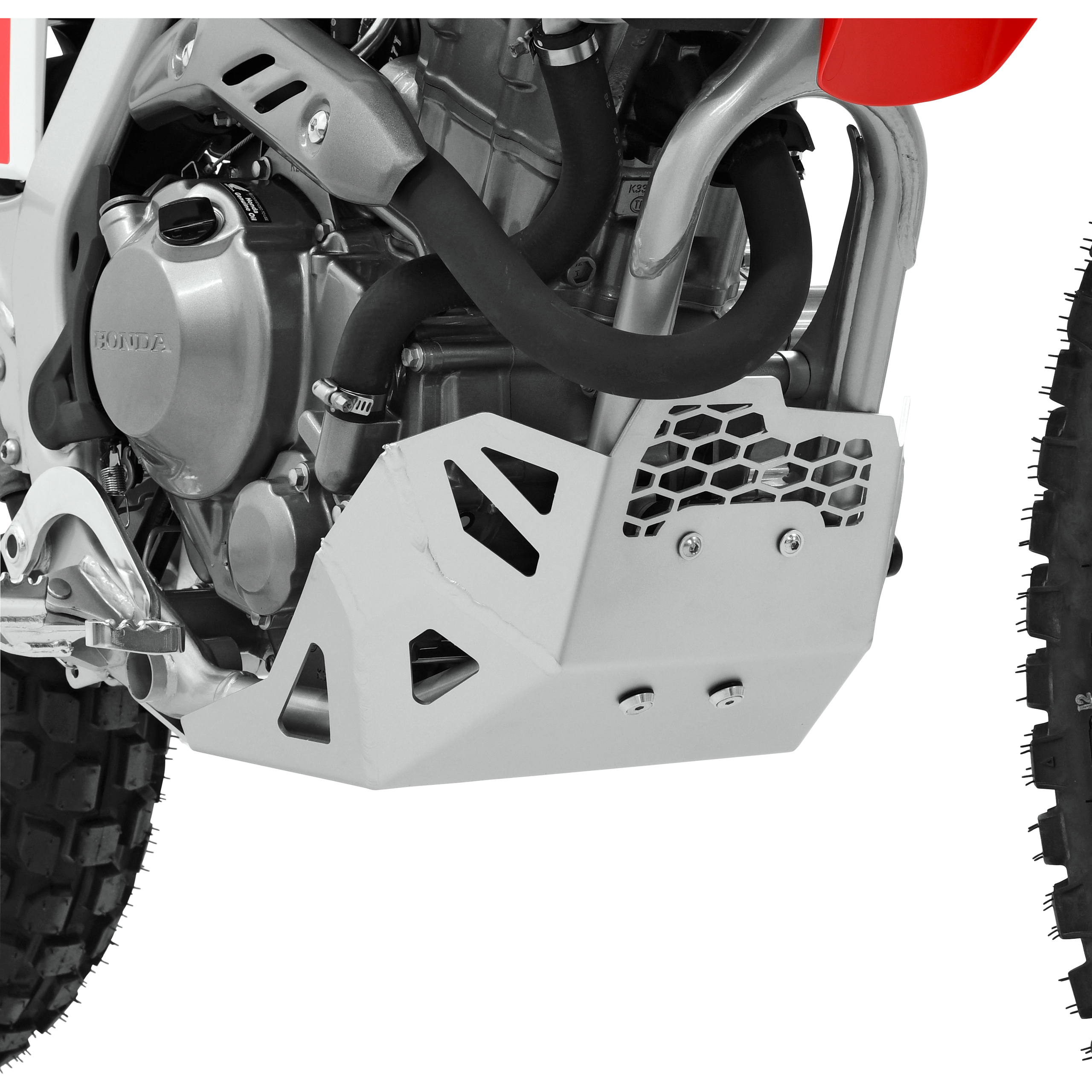 Zieger Motorschutz Alu weiß für Honda CRF 300 L - Motorradteile & Ersatzteile - Verkleidungen & Abdeckungen