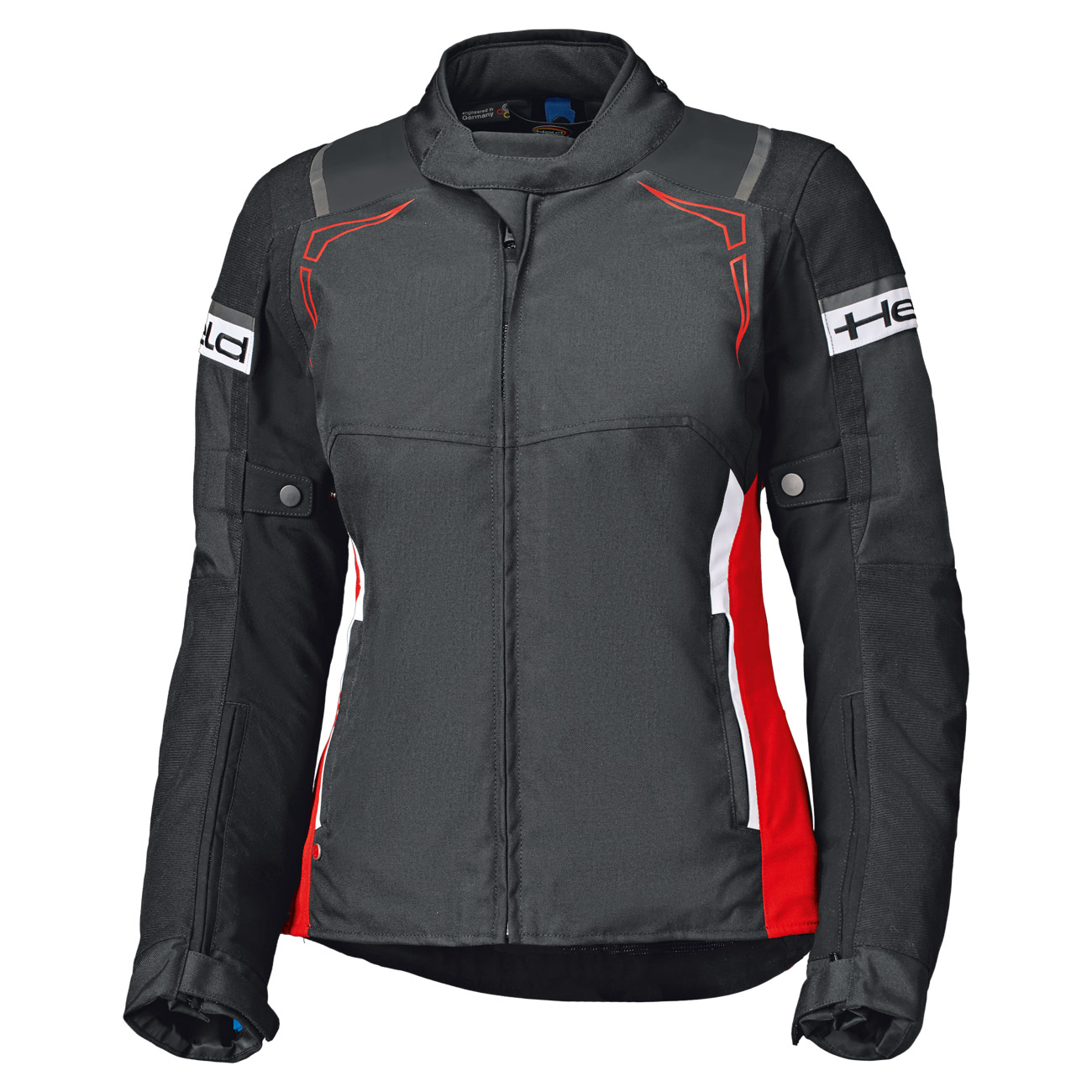 Held Savona Top giacca tessile donna nero/rosso