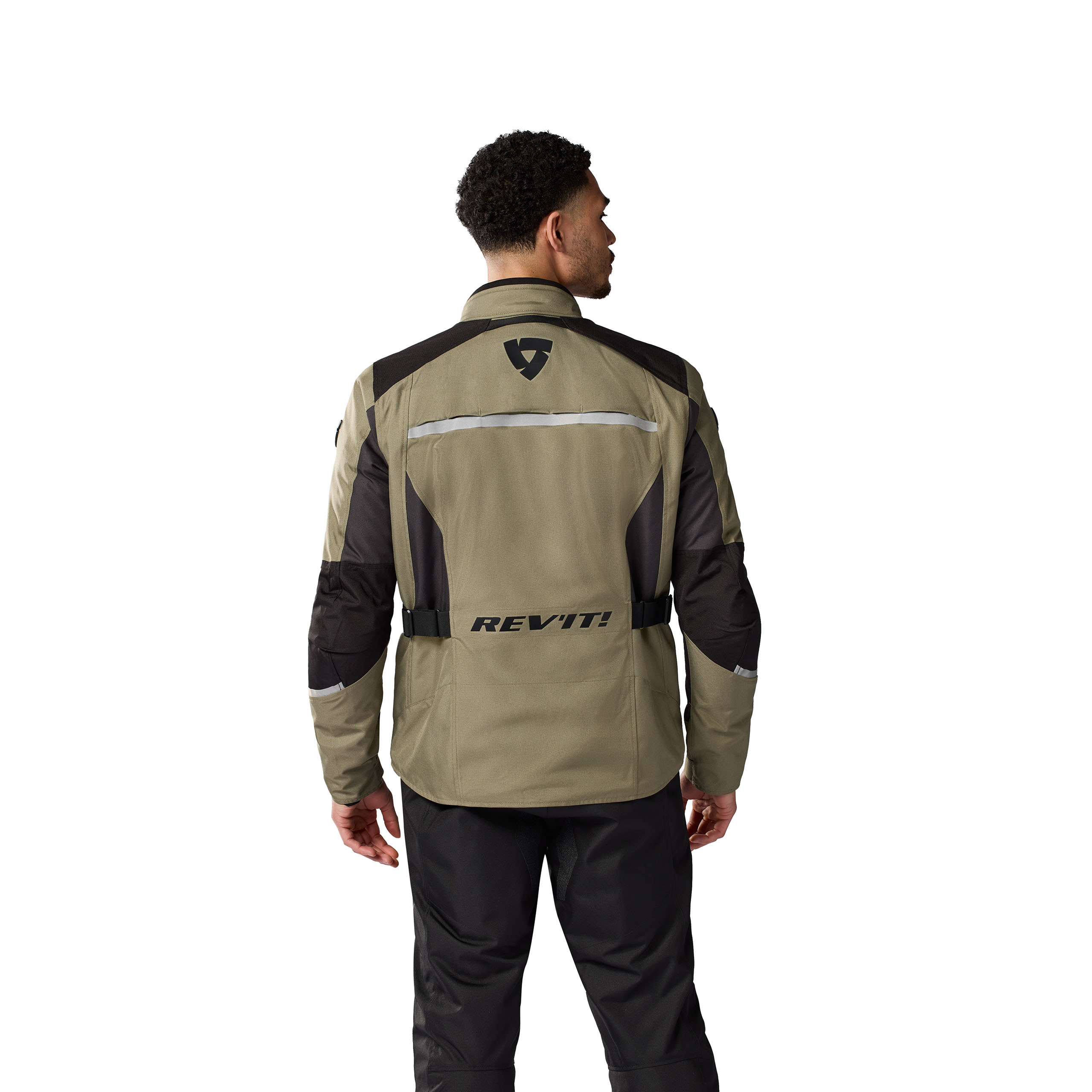 REV'IT!-Voltiac 3 H2O Textiljacke grün/anthrazit M-0000786999085009