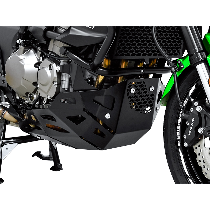 Zieger Motorschutz Alu schwarz für Kawa KLZ 1000 Versys 2015-2018 - Motorradteile & Ersatzteile - Verkleidungen & Abdeckungen