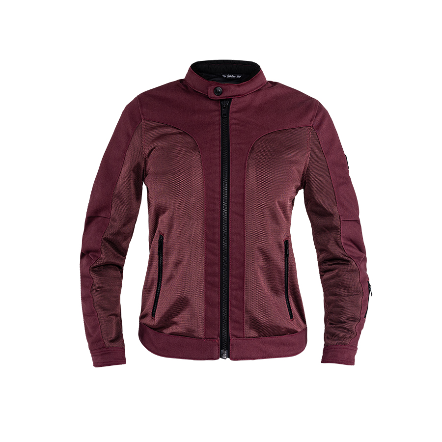 John Doe Aero Mesh Damen Jacke bordeaux XS - Motorradbekleidung - Motorradjacken