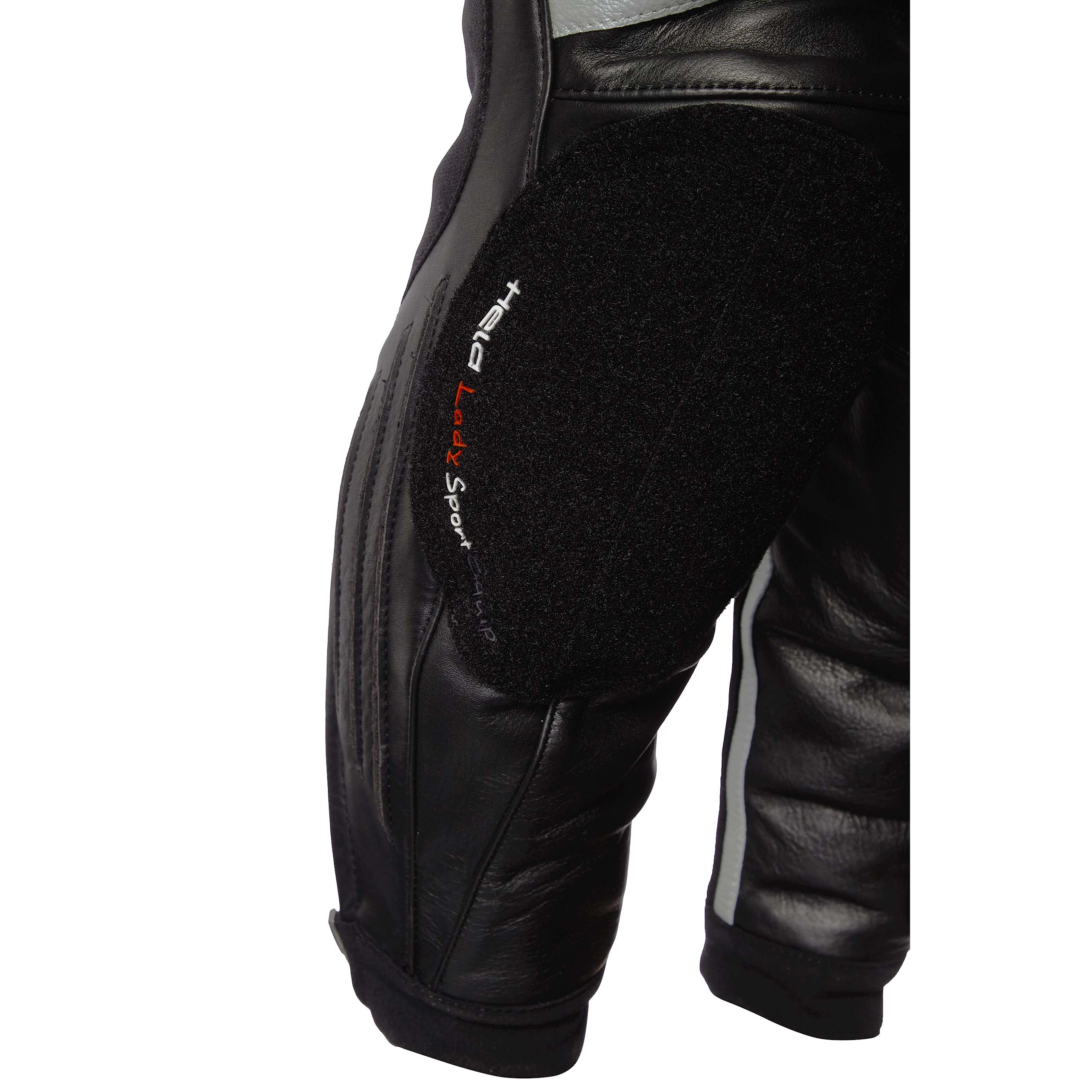 Held-Lane II Damen Lederhose schwarz/weiß 38-1103341002004406
