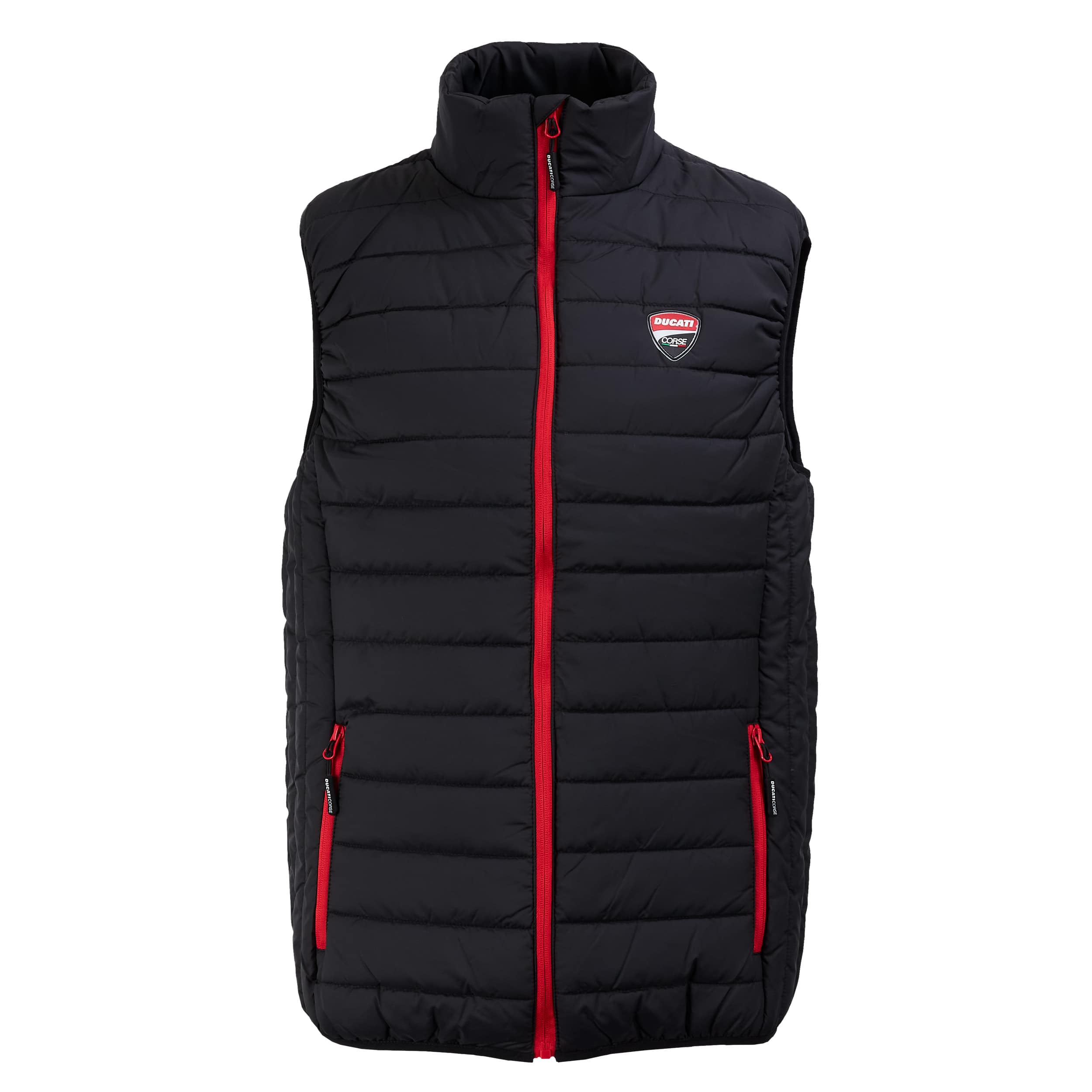 Ducati-Steppweste schwarz/rot-0001595999033