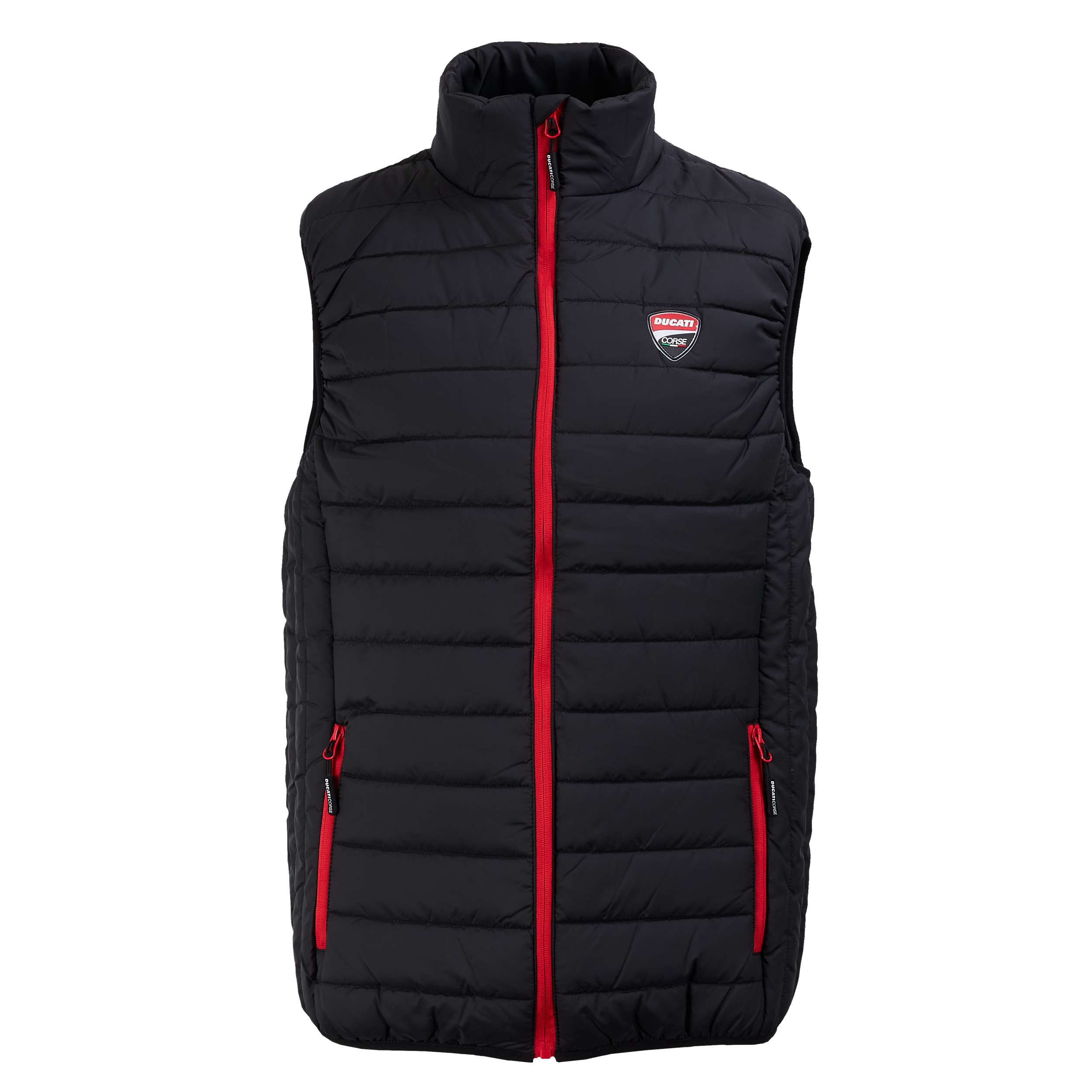 Ducati Steppweste schwarz/rot M/L - Motorradbekleidung - Motorradbekleidung Herren