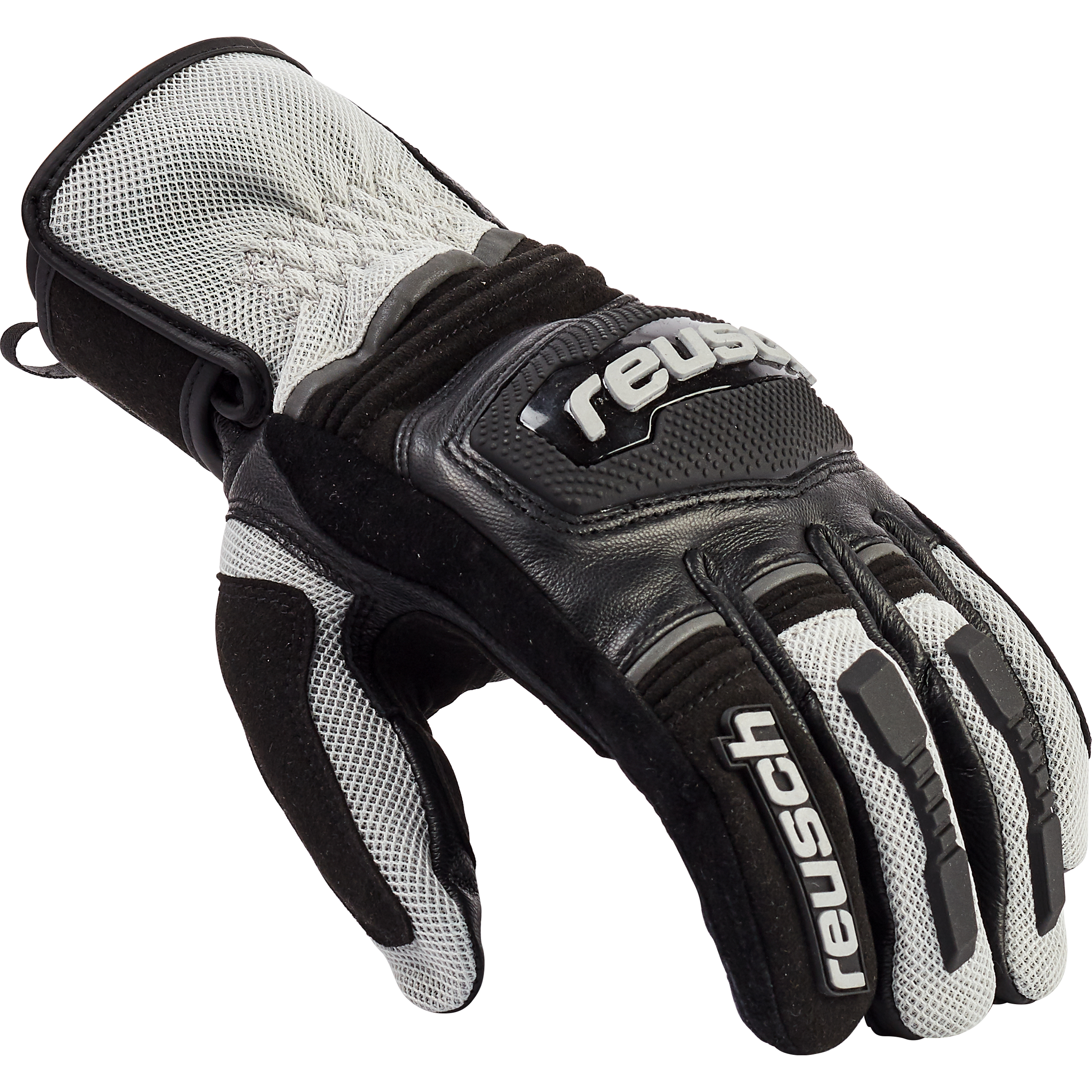 Reusch-Upsprint Leder-/Textilhandschuh kurz schwarz/grau 8,5-3117661999007935
