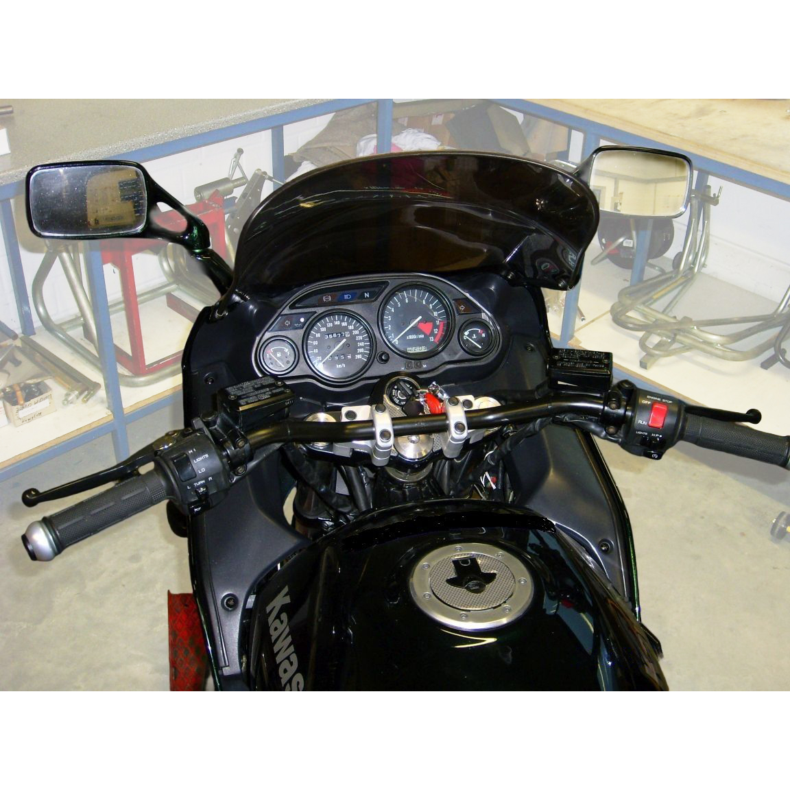 LSL Lenkerumbau Superbike-Kit 28,6mm für GPZ 1100 ABS 1995-1998 - Motorradteile & Ersatzteile - Lenker, Griffe & Hebel