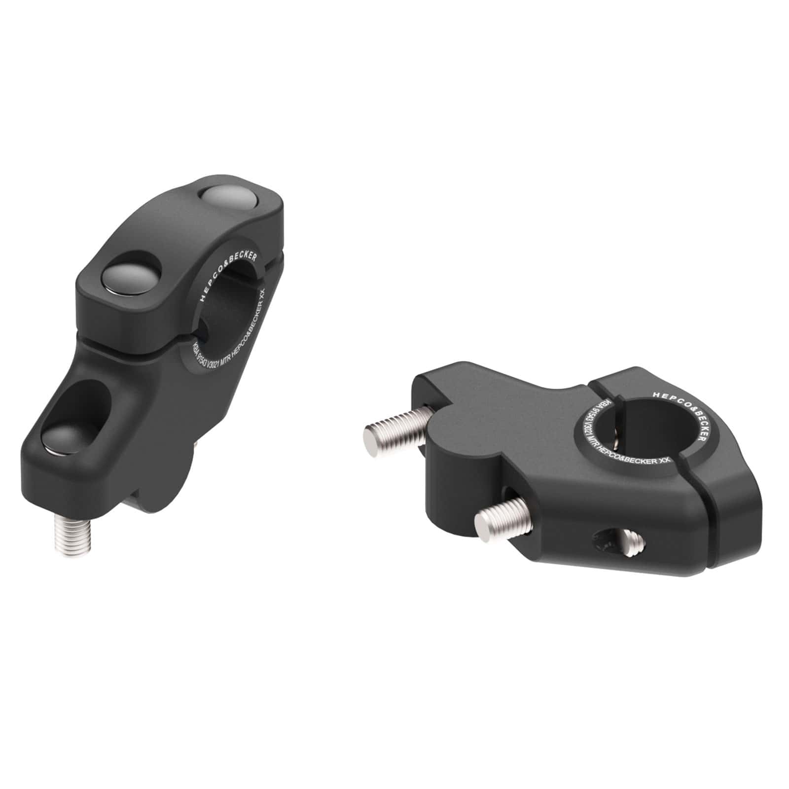Hepco & Becker Lenkerverlegung 30/21mm schwarz für Honda CBF 500 - Motorradteile & Ersatzteile - Lenker, Griffe & Hebel