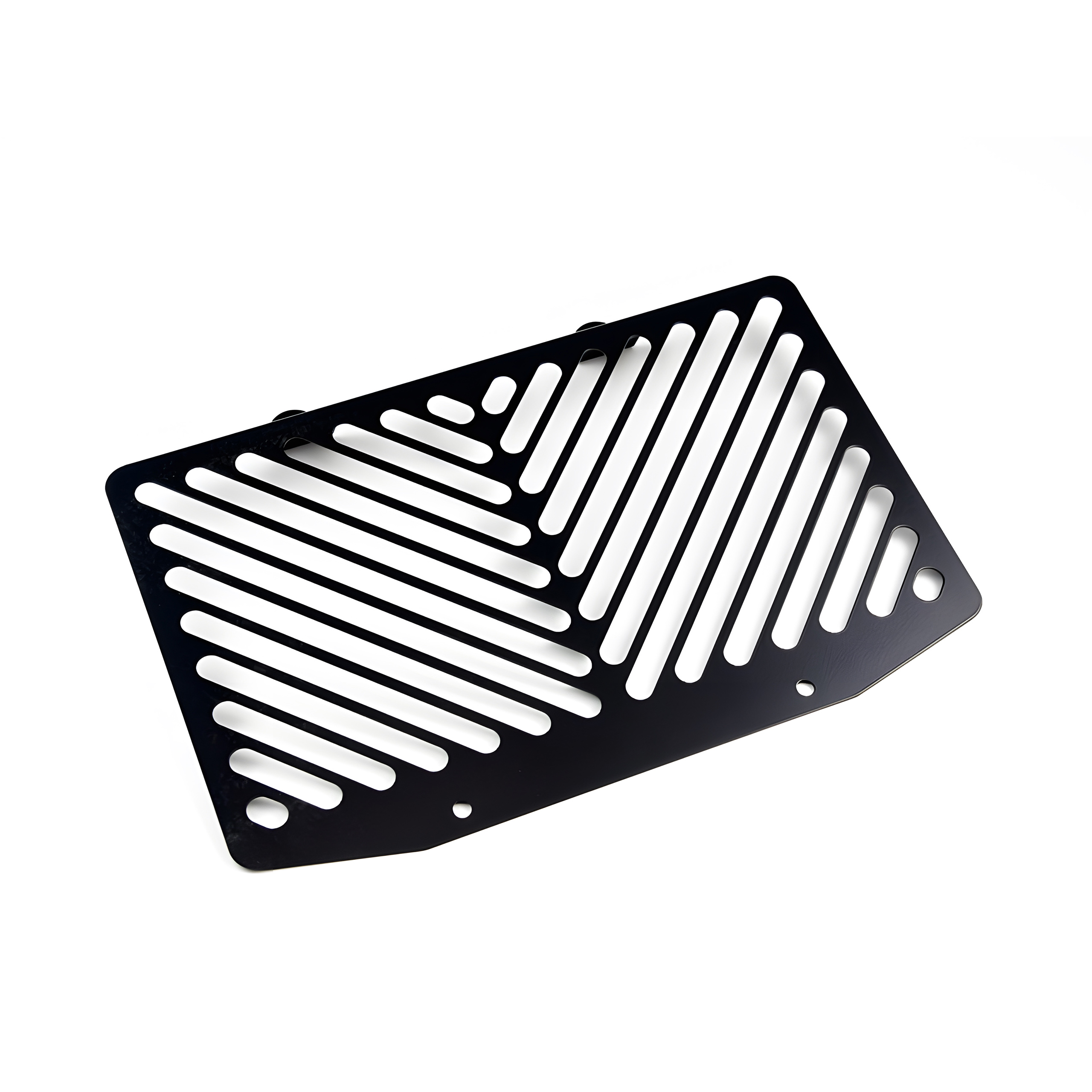 Zieger Kühlerabdeckung Clean schwarz für Kawa ER-6 n/f 2005-2008 - Motorradteile & Ersatzteile - Verkleidungen & Abdeckungen