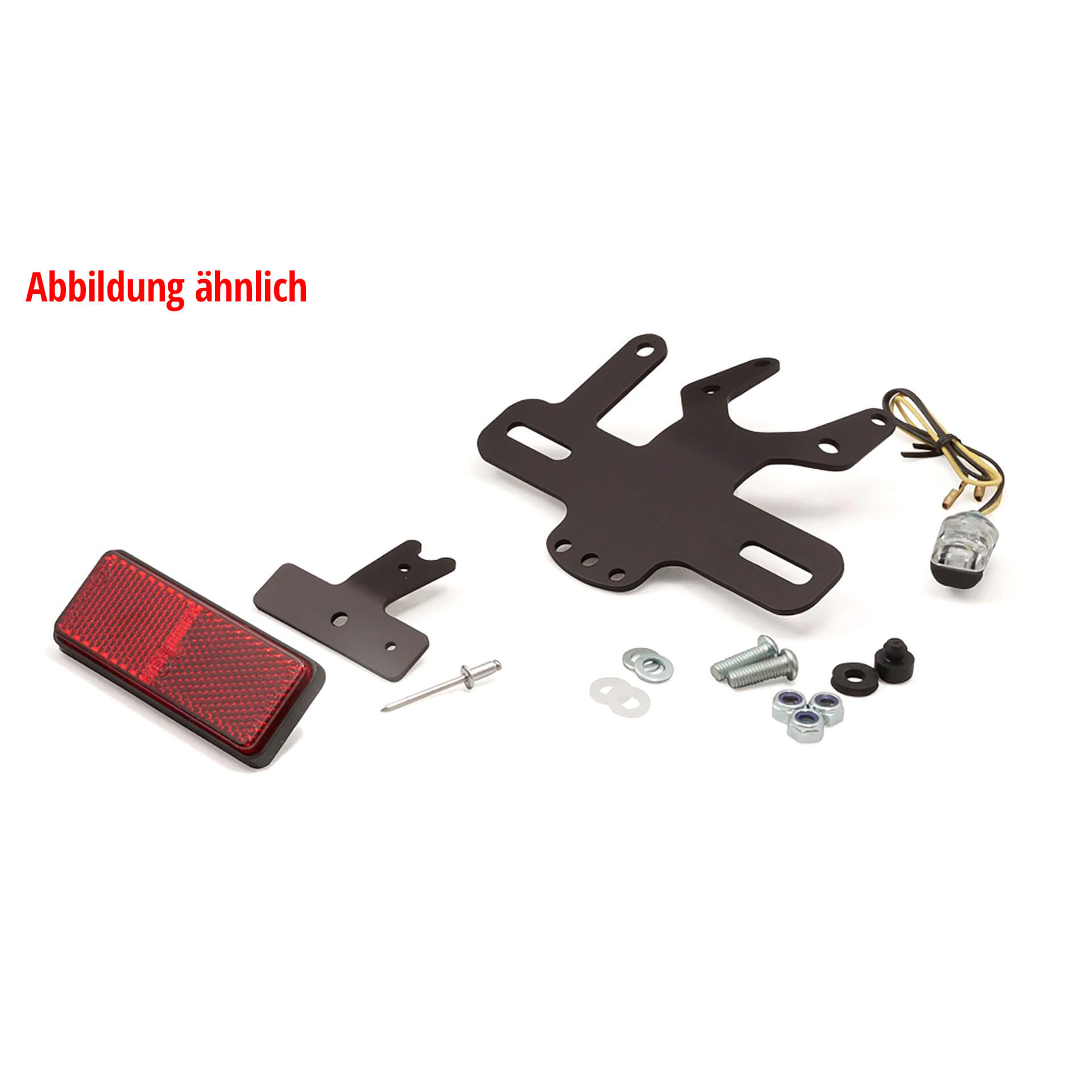 LSL Kennzeichenhalter CLUBMAN® passend zum Alu-Kotflügel - Motorradteile & Ersatzteile - Anbauteile