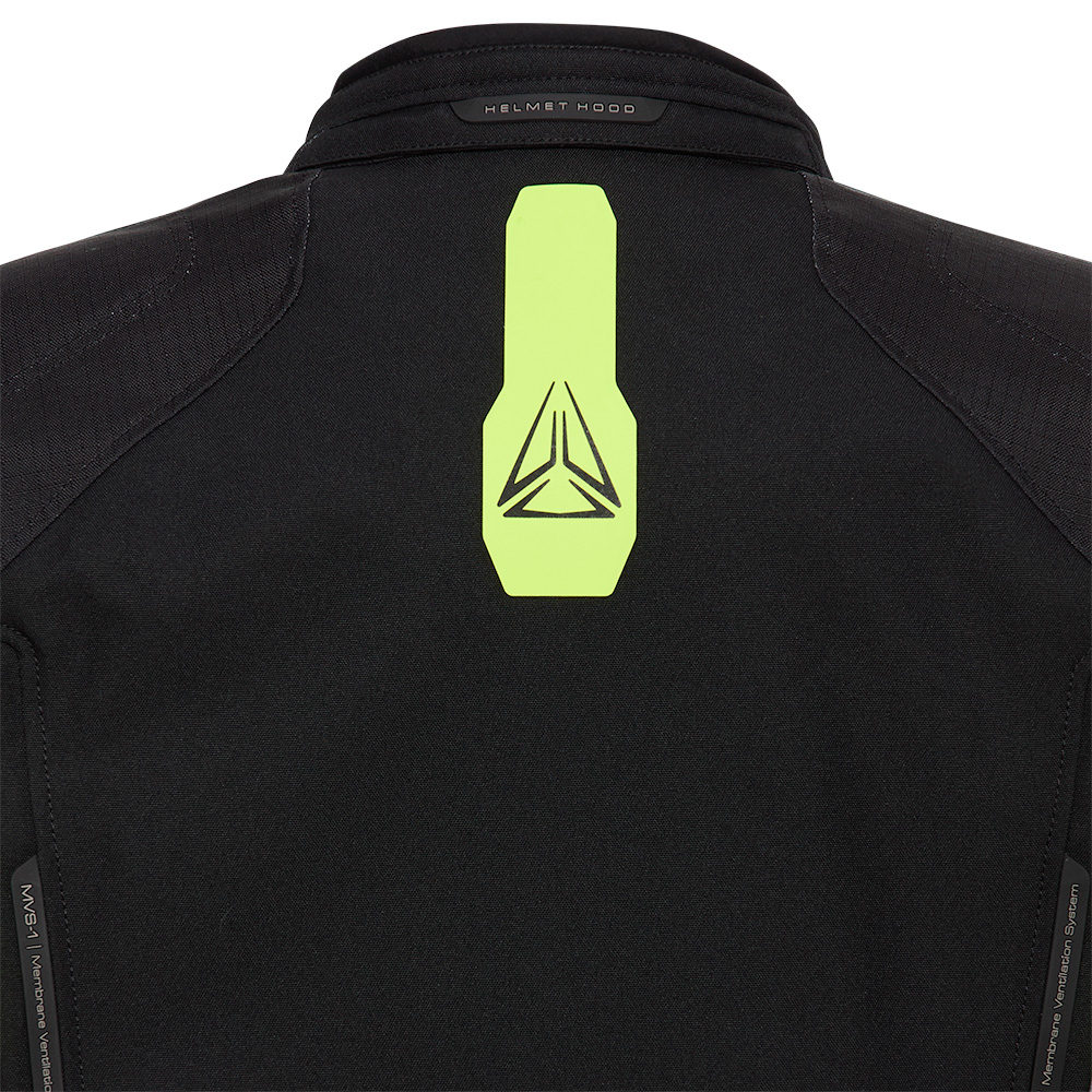 Pharao-Korab WP Textiljacke schwarz/grau/neongelb 3XL-0000855003096013