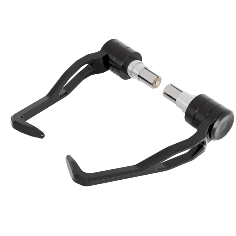 HIGHSIDER pro Hebelschützer/Lenkerendenpaar Alu für 12-21mm Innen-Ø schwar - Motorradteile & Ersatzteile - Lenker, Griffe & Hebel