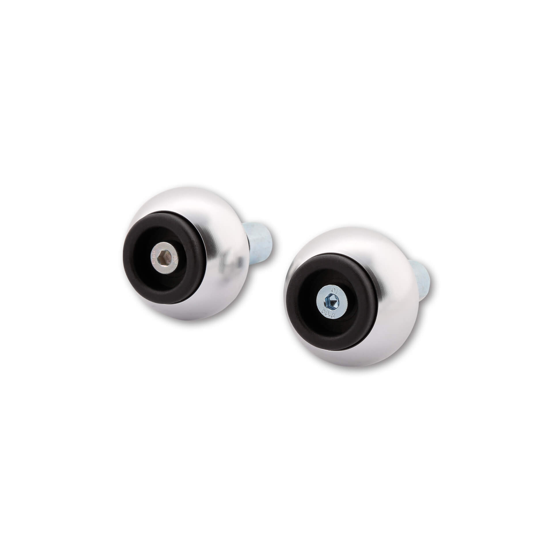 LSL Lenkergewichte für 18mm Innen-Ø Crash Ball Classic silber - Motorradteile & Ersatzteile - Lenker, Griffe & Hebel
