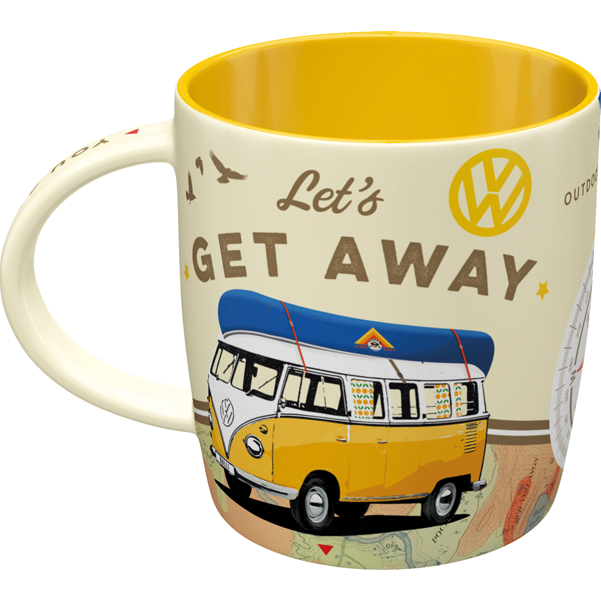 Nostalgic-Art-Tasse "Set VW Bulli - Let's Get Away" 330 ml-5741031207030100
