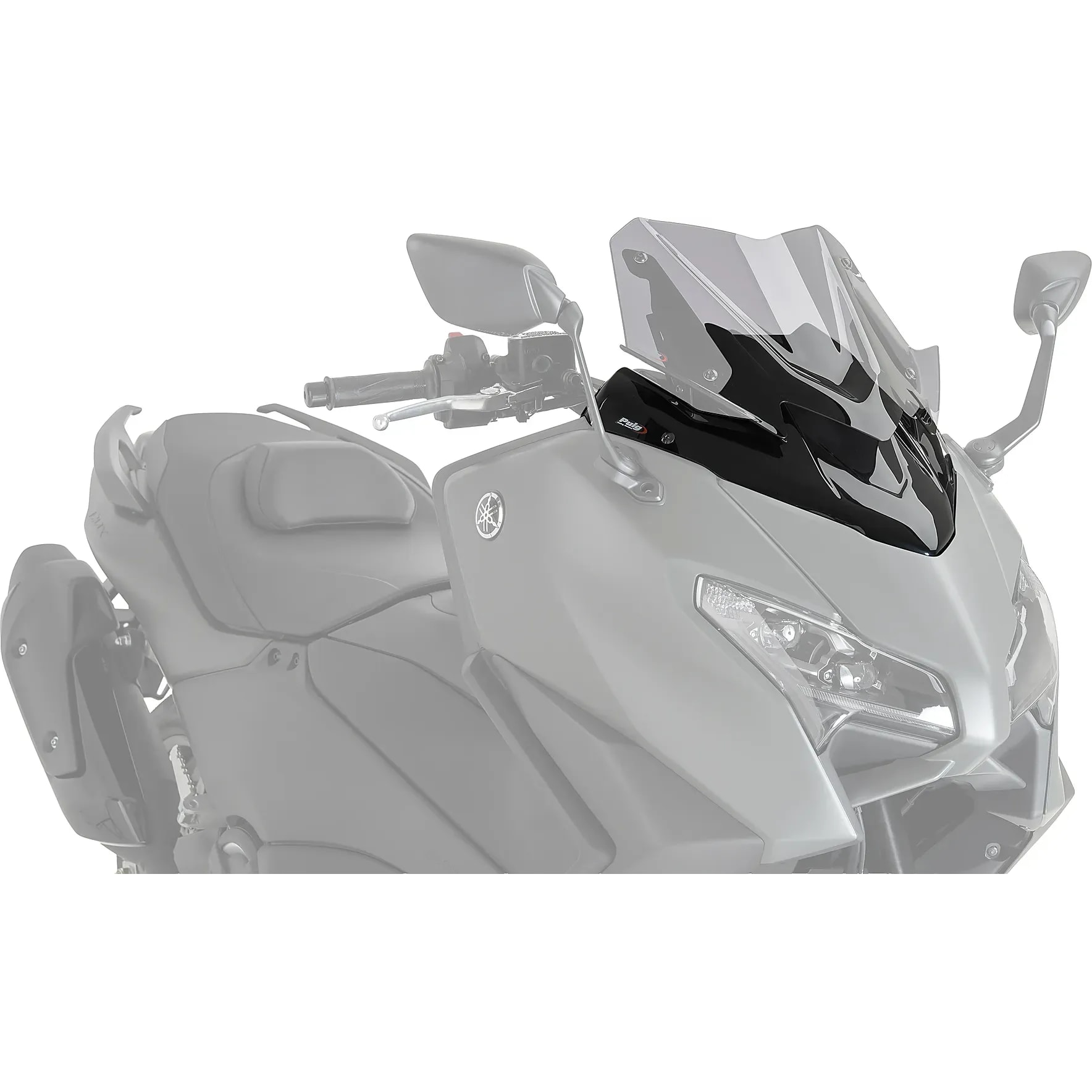 Puig-Frontabdeckung 22800N schwarz für Yamaha T-max 560 2025--0003327134000002