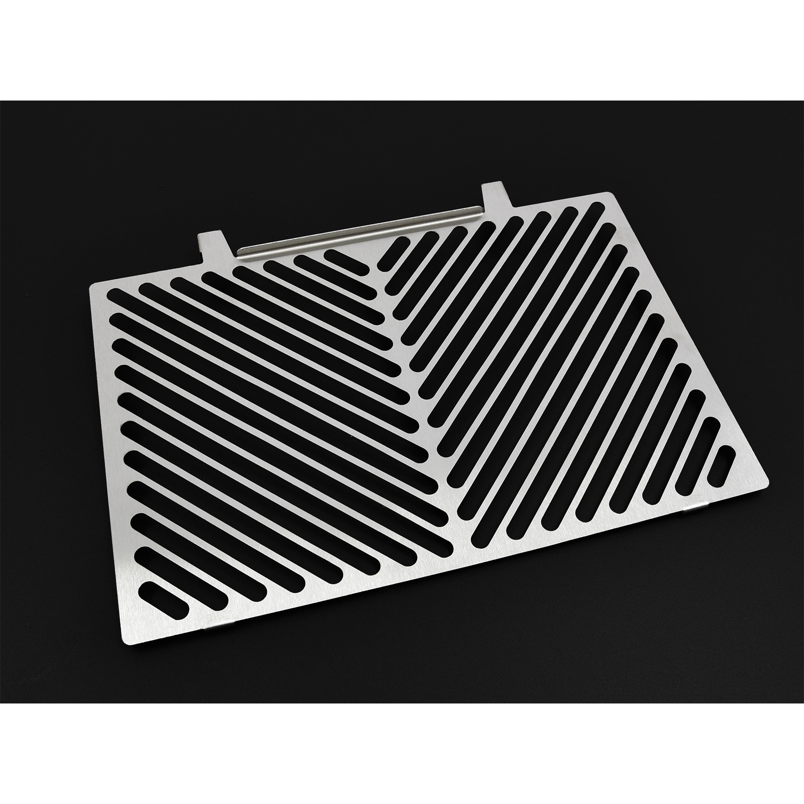 Zieger Kühlerabdeckung Clean silber für Kawasaki Z 750/1000 2008- - Motorradteile & Ersatzteile - Verkleidungen & Abdeckungen