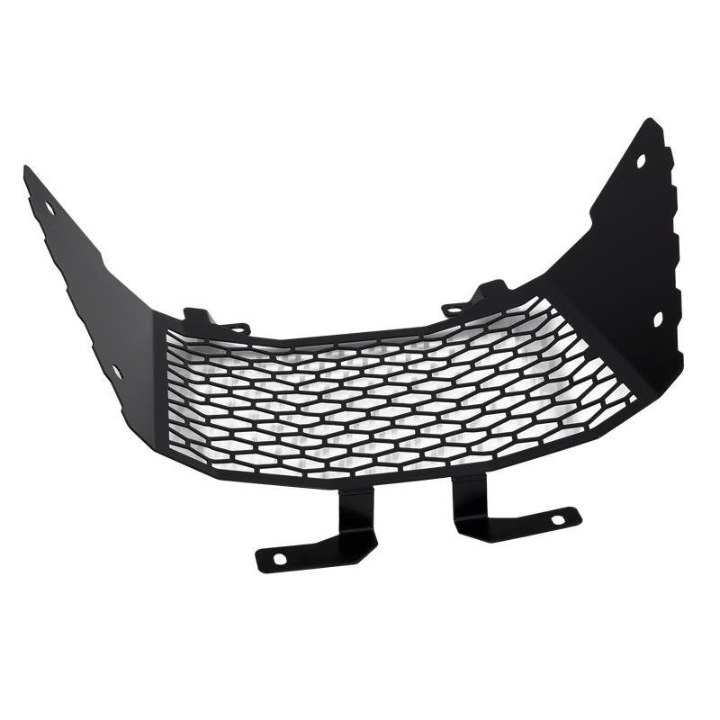 Zieger Kühlerabdeckung Pro Edelstahl schwarz für 390 Adventure 24- - Motorradteile & Ersatzteile - Verkleidungen & Abdeckungen