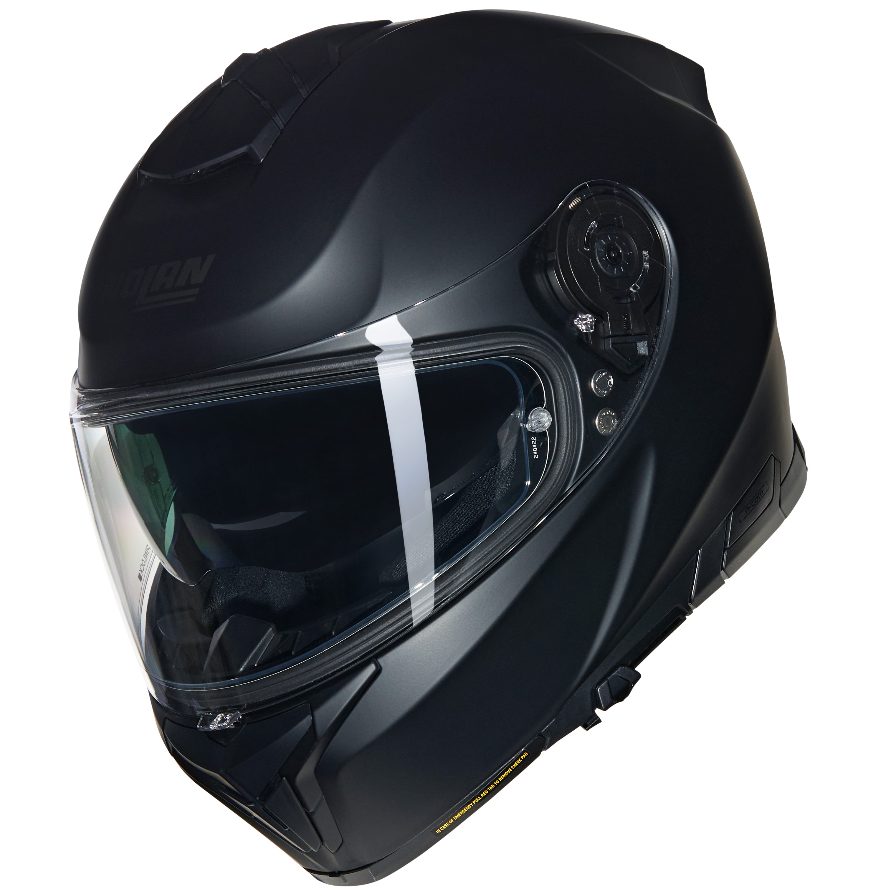 Nolan-N80.8  Classico Nero mattschwarz #302 XXL-4603791999024012